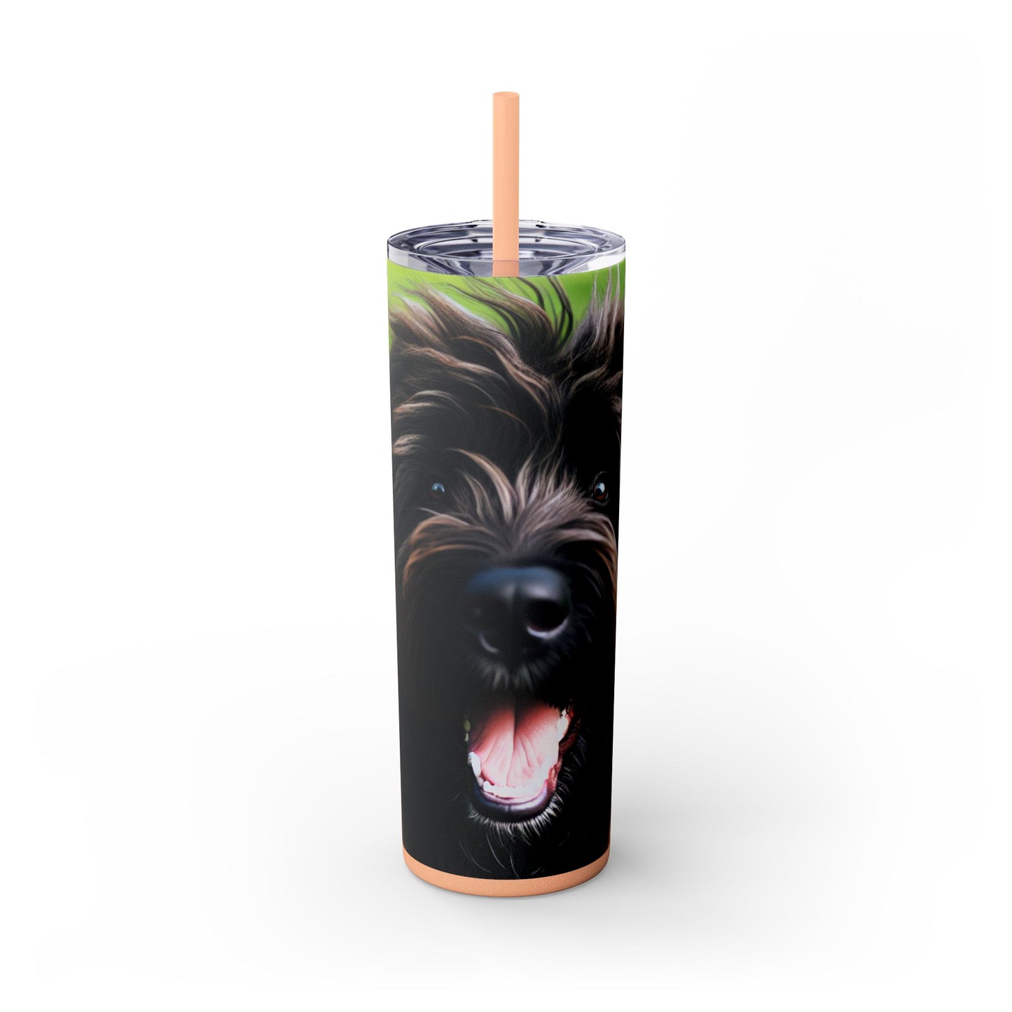 Bouvier des Ardennes Tumbler with Straw, 20oz