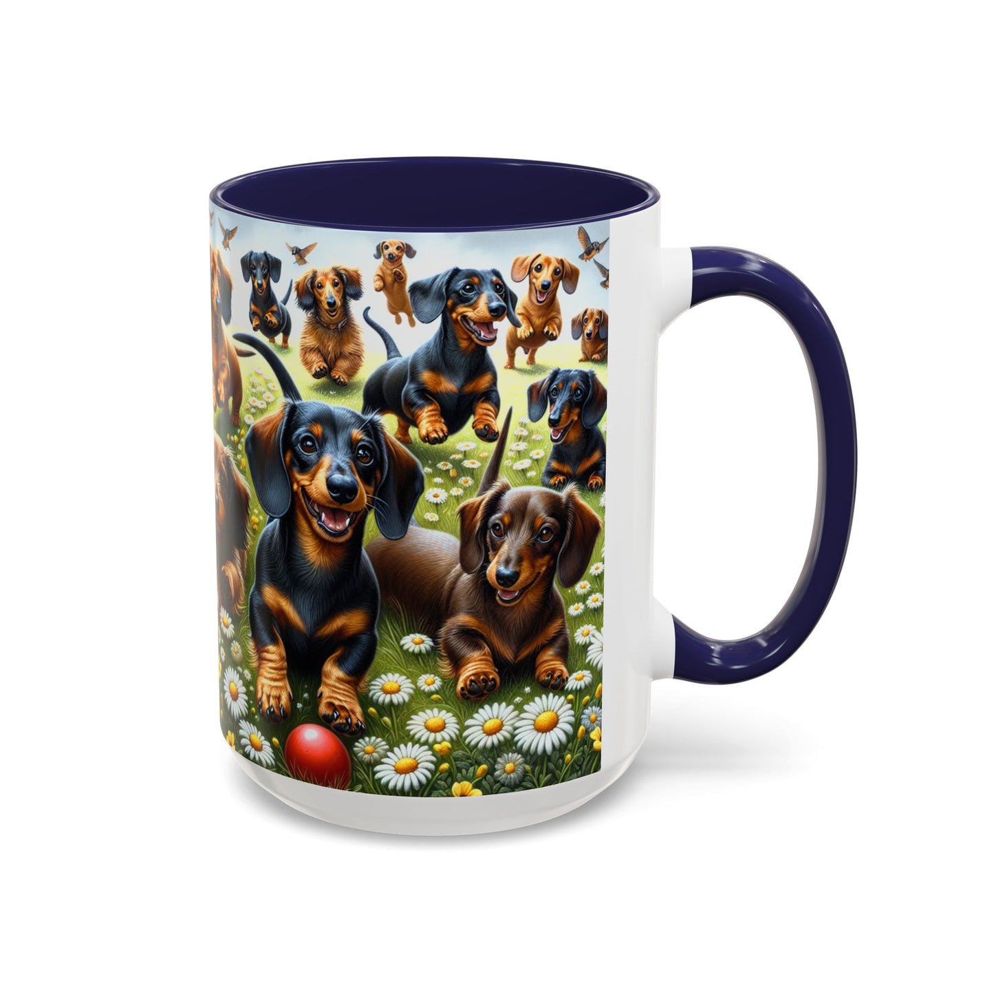 Dachshund Accent Coffee Mug - Perfect Gift for Dog Lovers