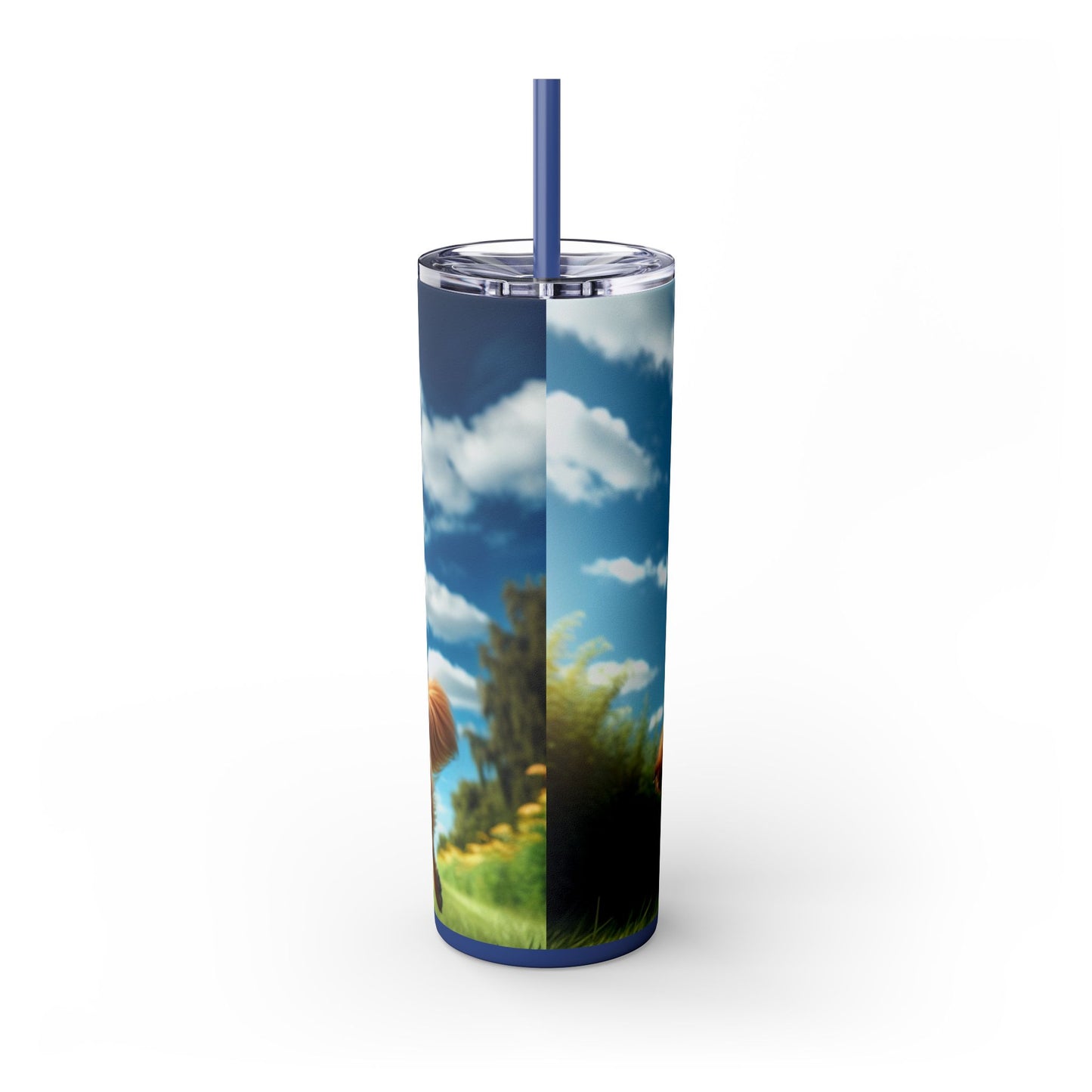 Belgian Shepherd Dog Laekenois Tumbler with Straw, 20oz