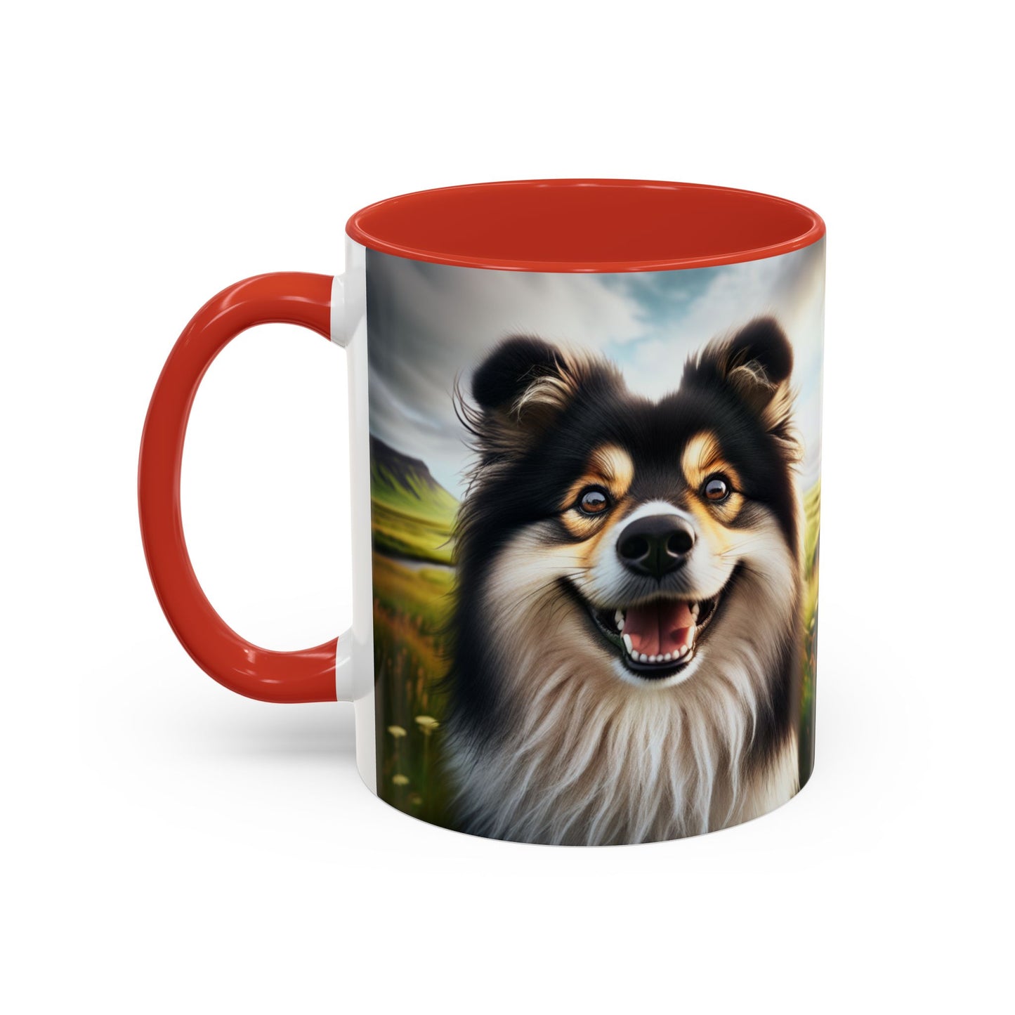 Icelandic Sheepdog Accent Coffee Mug - Perfect Gift for Dog Lovers
