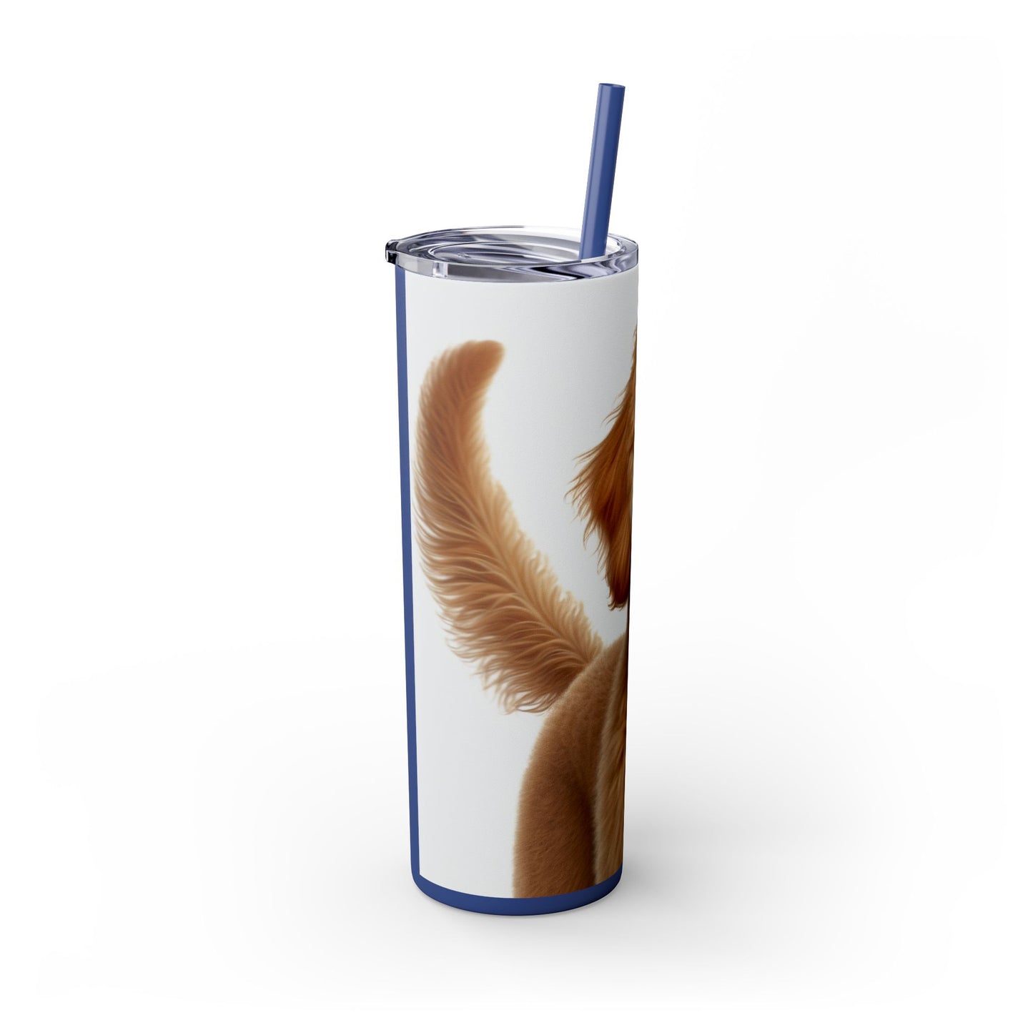 Goldendoodle Tumbler with Straw, 20oz