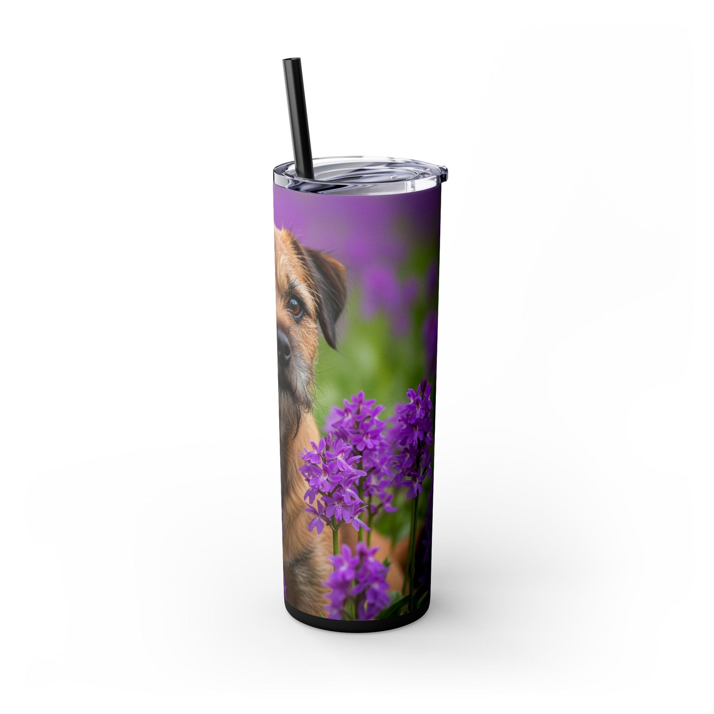 Border Terrier Tumbler with Straw, 20oz