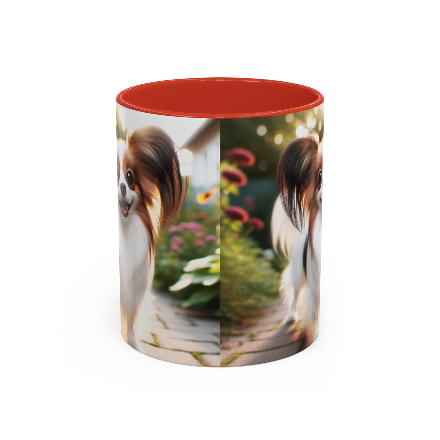 Papillon Accent Coffee Mug - Perfect Gift for Dog Lovers