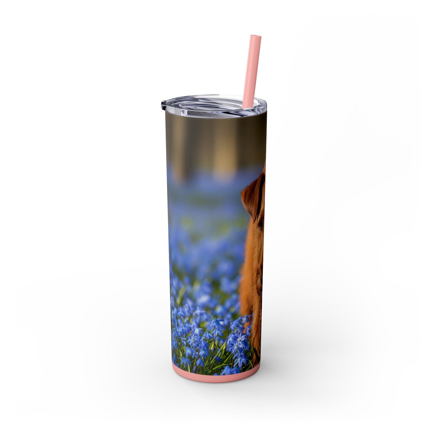 Irish Terrier Skinny Tumbler with Straw, 20oz