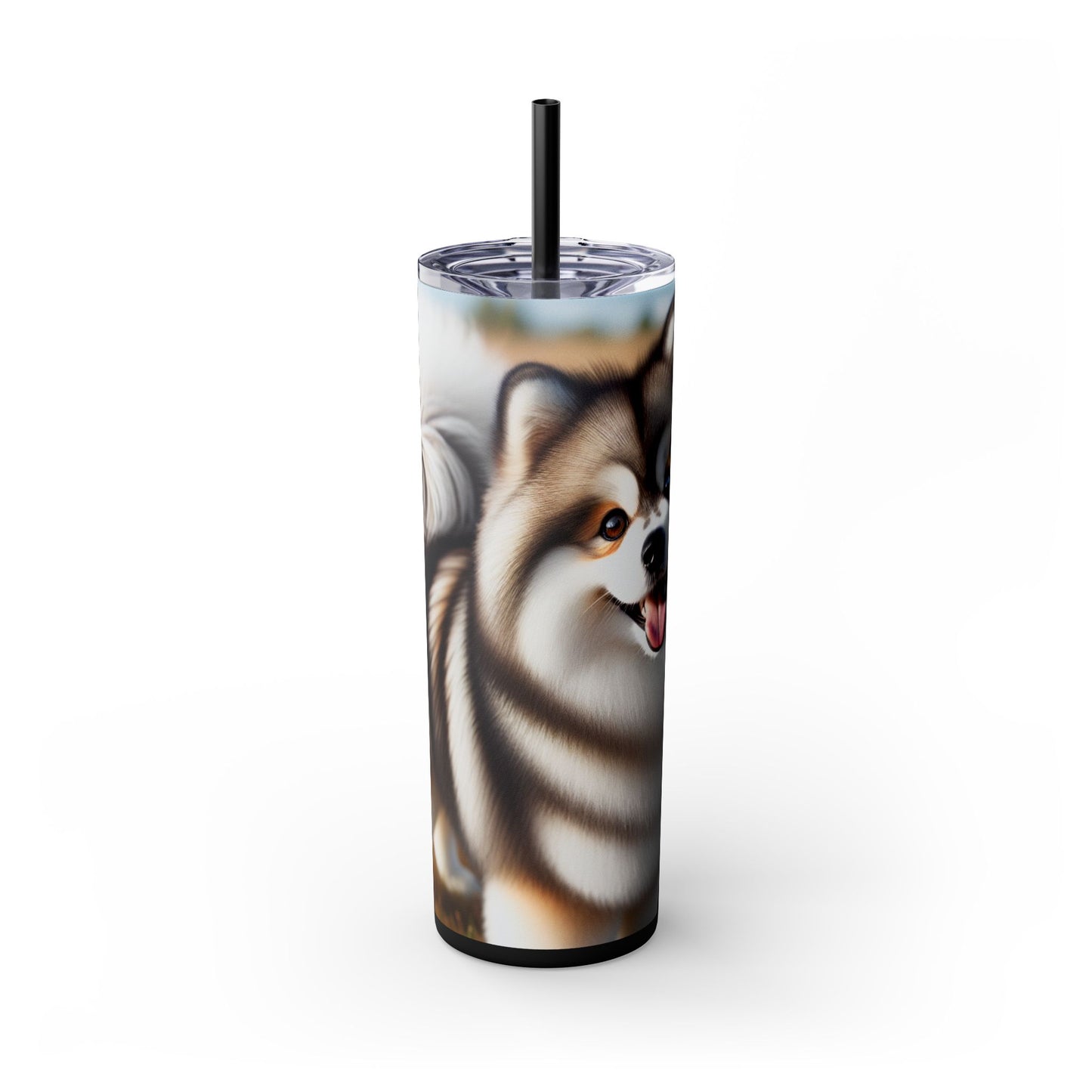 Pomsky Tumbler with Straw, 20oz