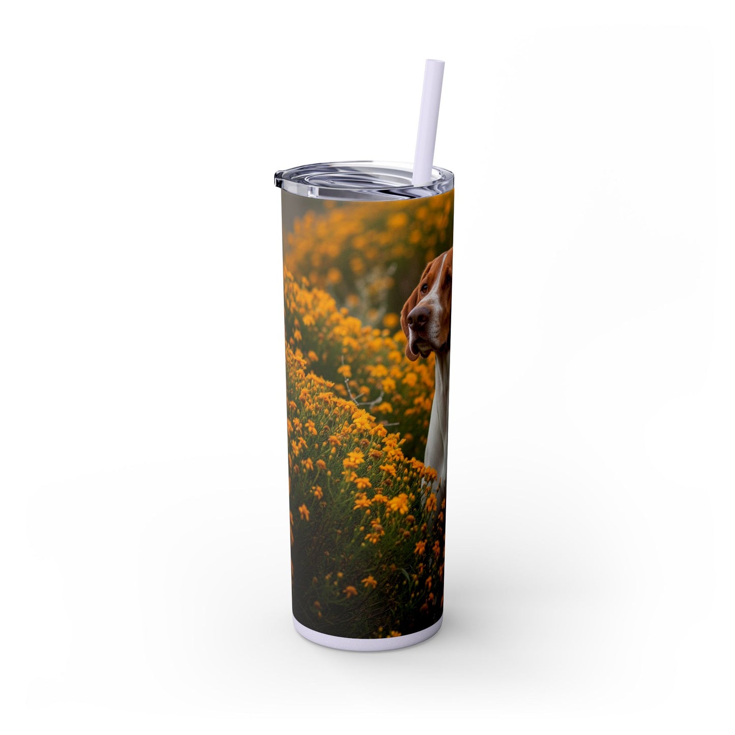 Portuguese Pointer Tumbler with Straw, 20oz