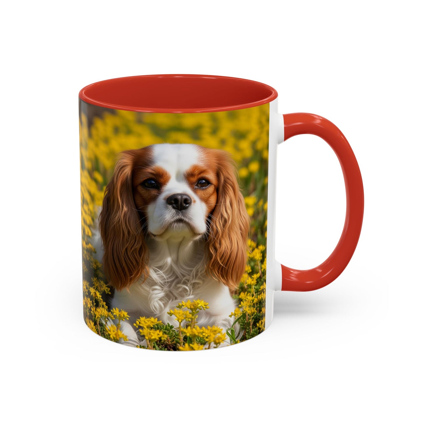 Cavalier King Charles Spaniel Accent Coffee Mug - Perfect Gift for Dog Lovers