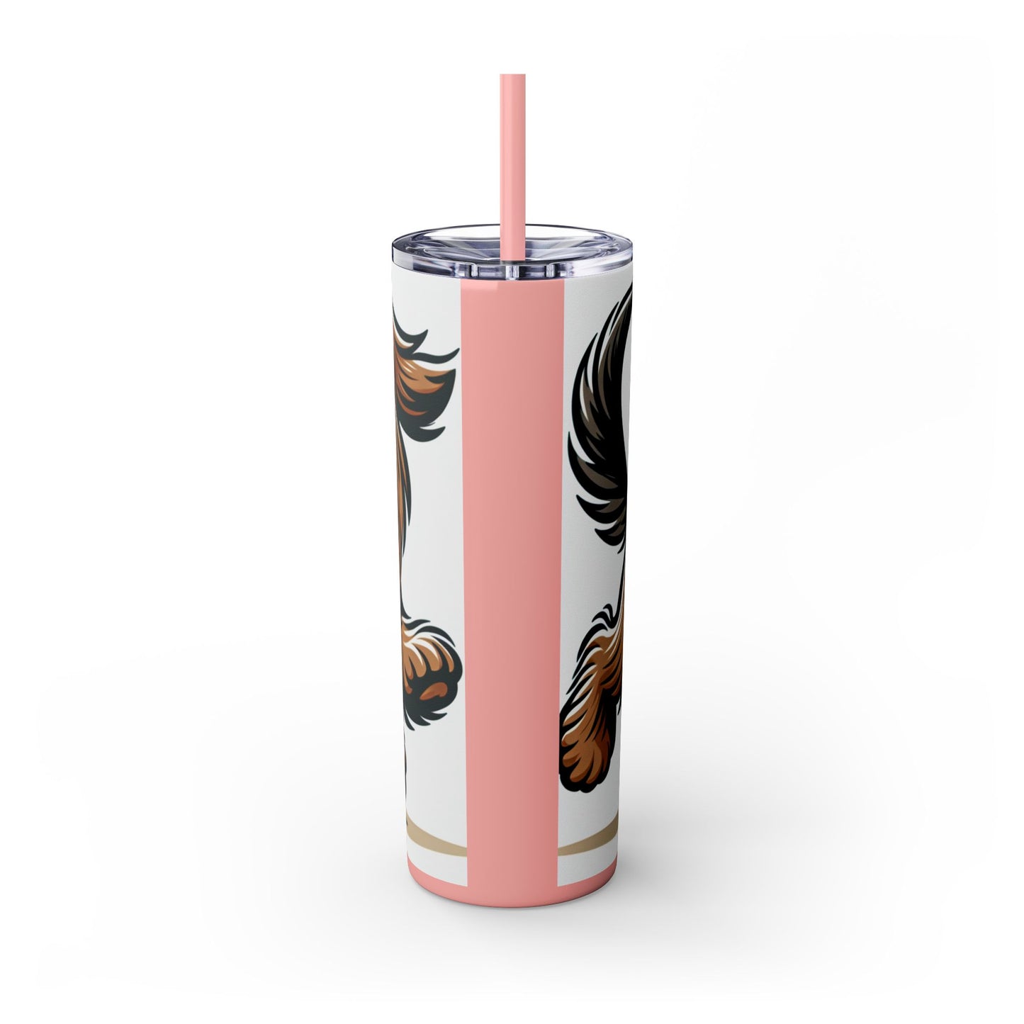 Otterhound Skinny Tumbler with Straw, 20oz