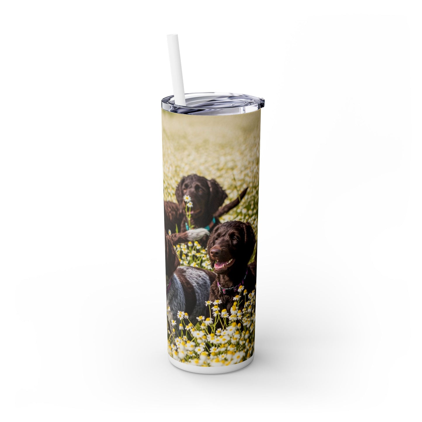Pudelpointer Tumbler with Straw, 20oz