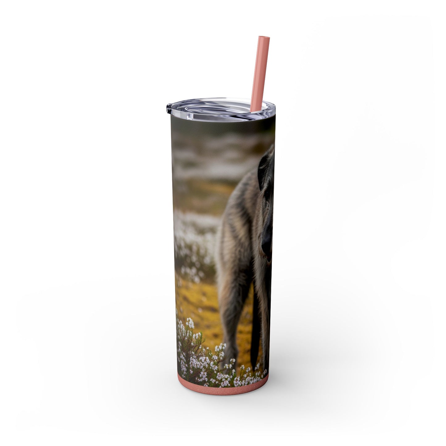 Irish Wolfhound Tumbler with Straw, 20oz