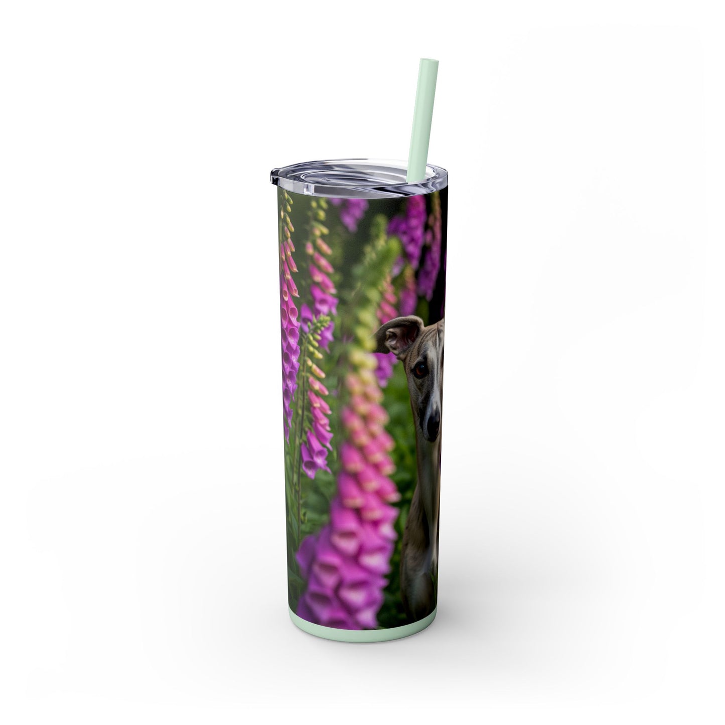 Whippet Skinny Tumbler with Straw, 20oz