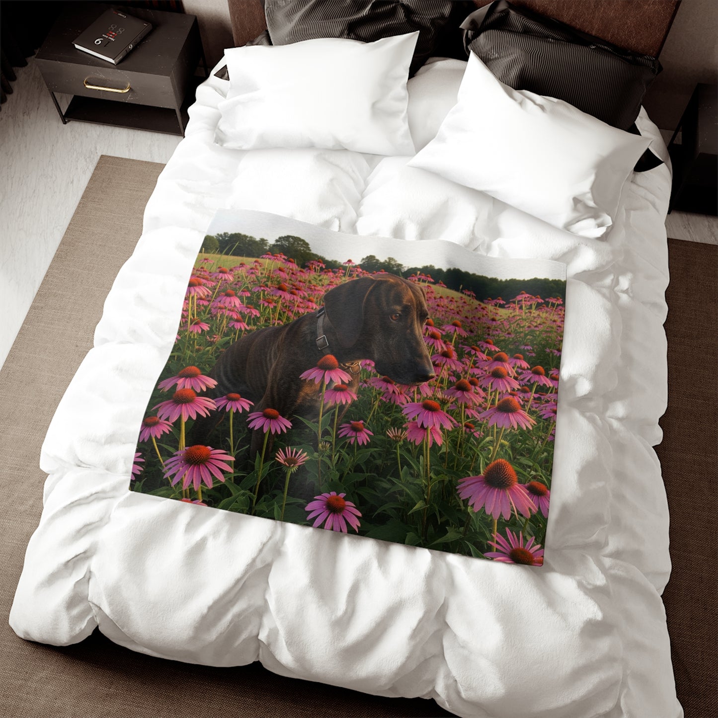 Treeing Tennessee Brindle Sweatshirt Blanket