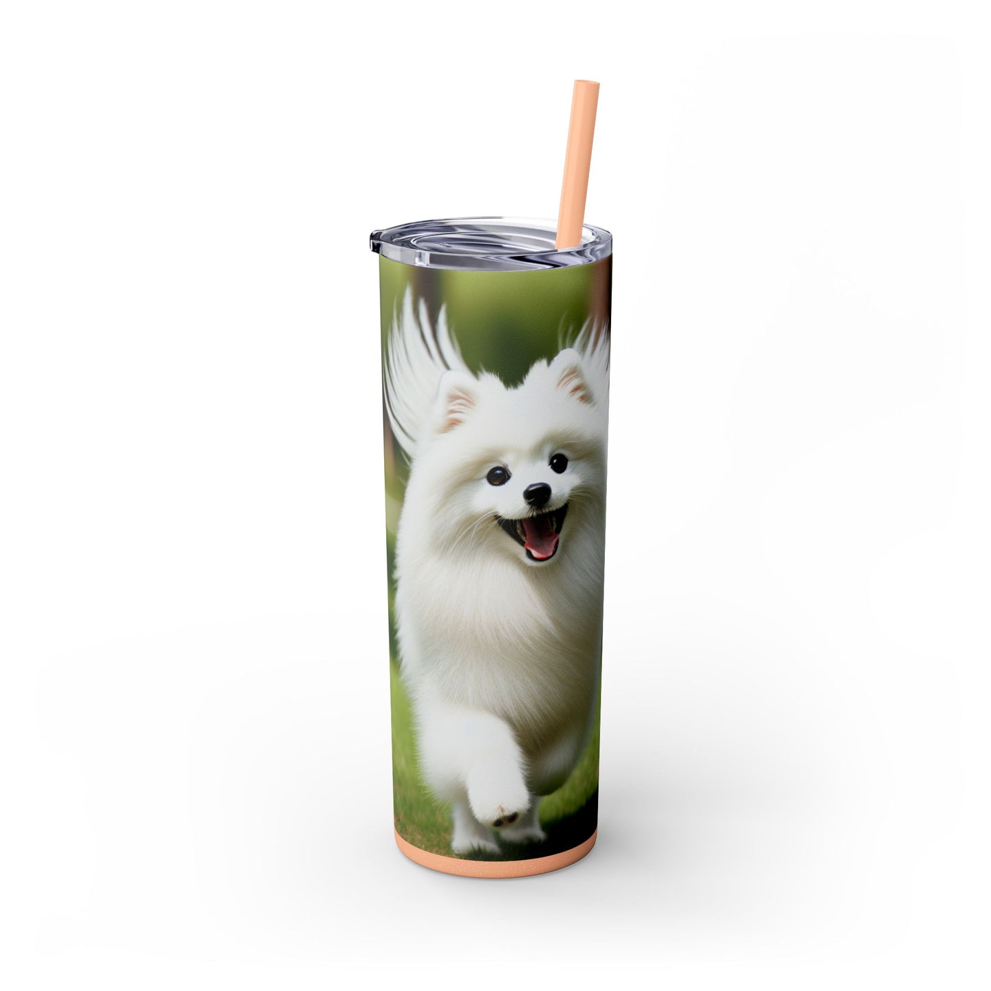 Japanese Spitz Tumbler with Straw, 20oz