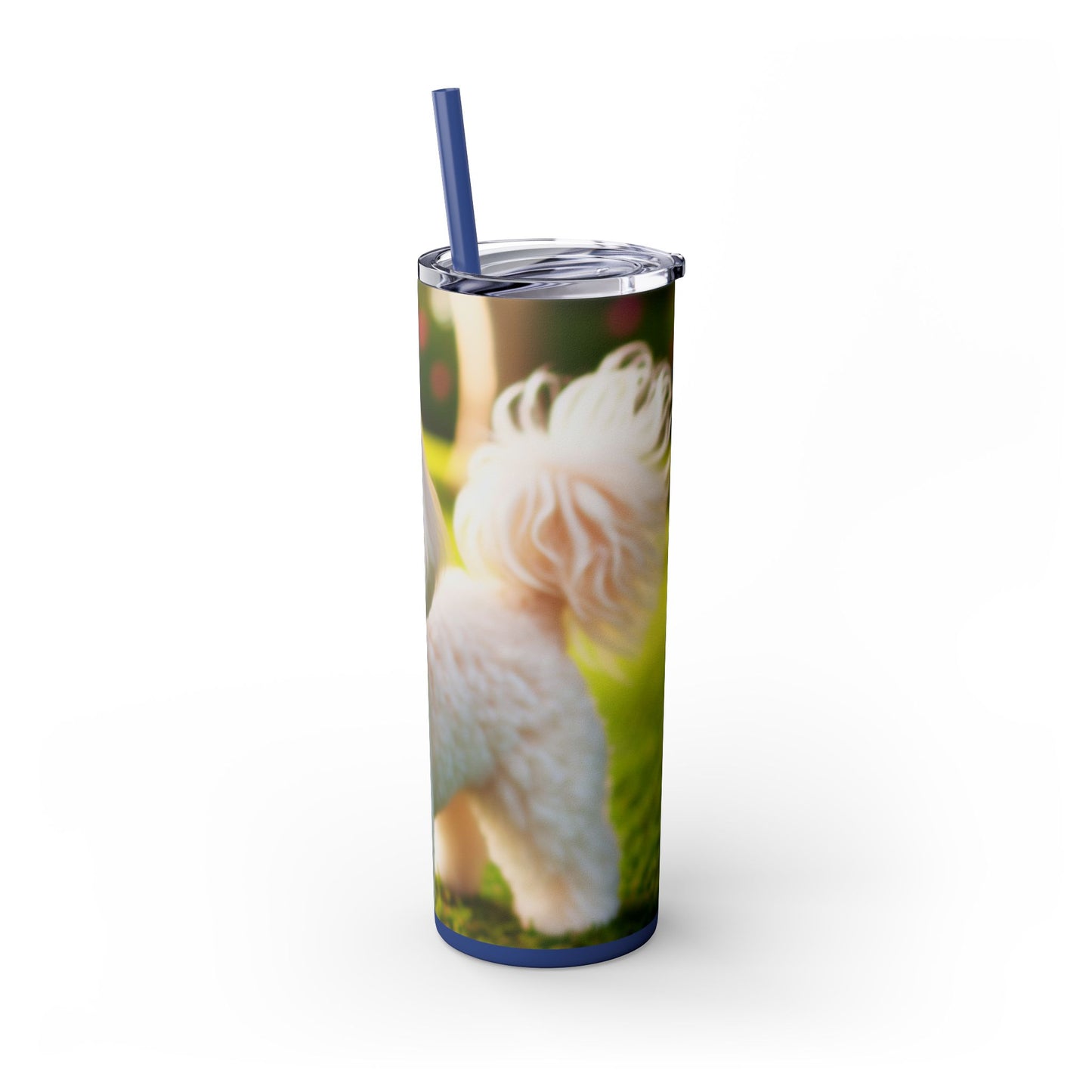 Maltipoo Tumbler with Straw, 20oz