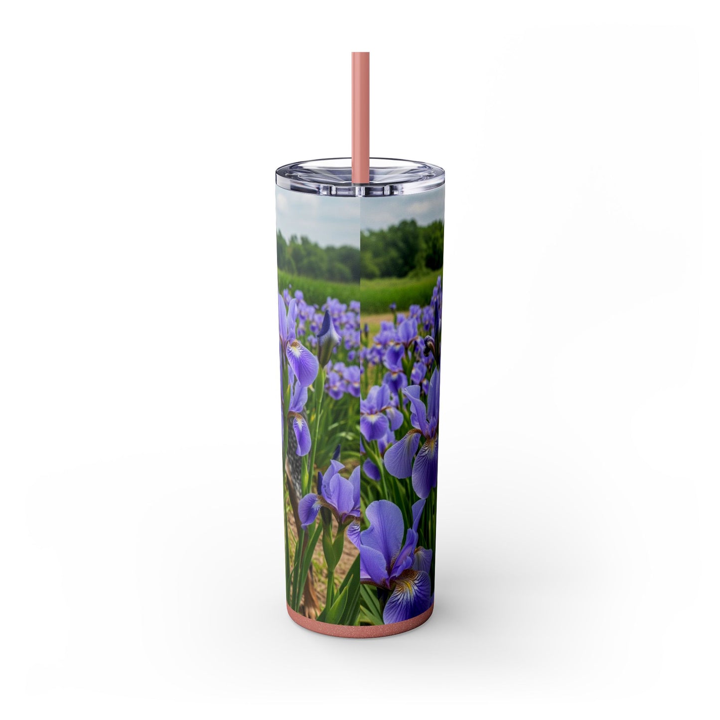 Bluetick Coonhound Tumbler with Straw, 20oz