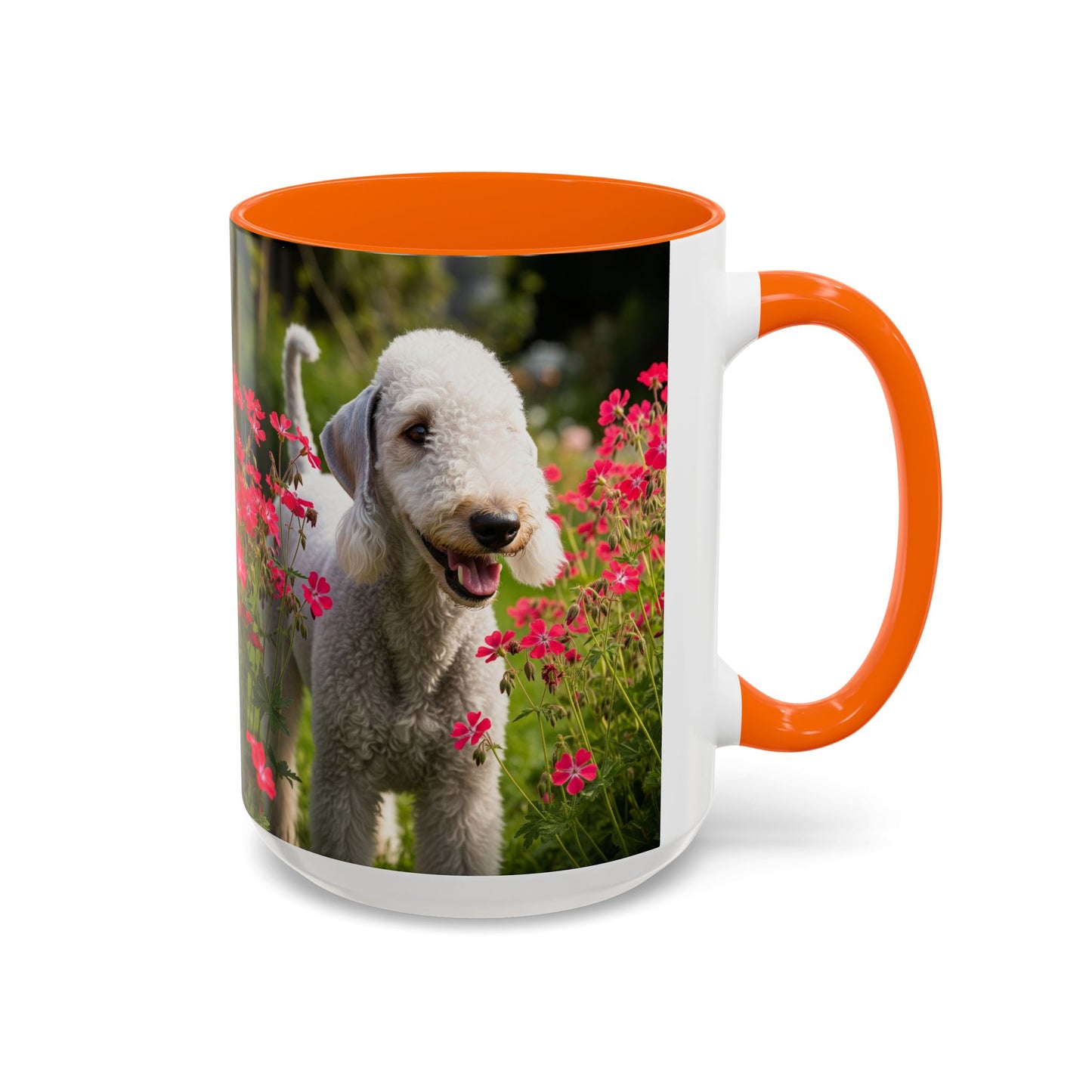 Bedlington Terrier Accent Coffee Mug - Perfect Gift for Dog Lovers