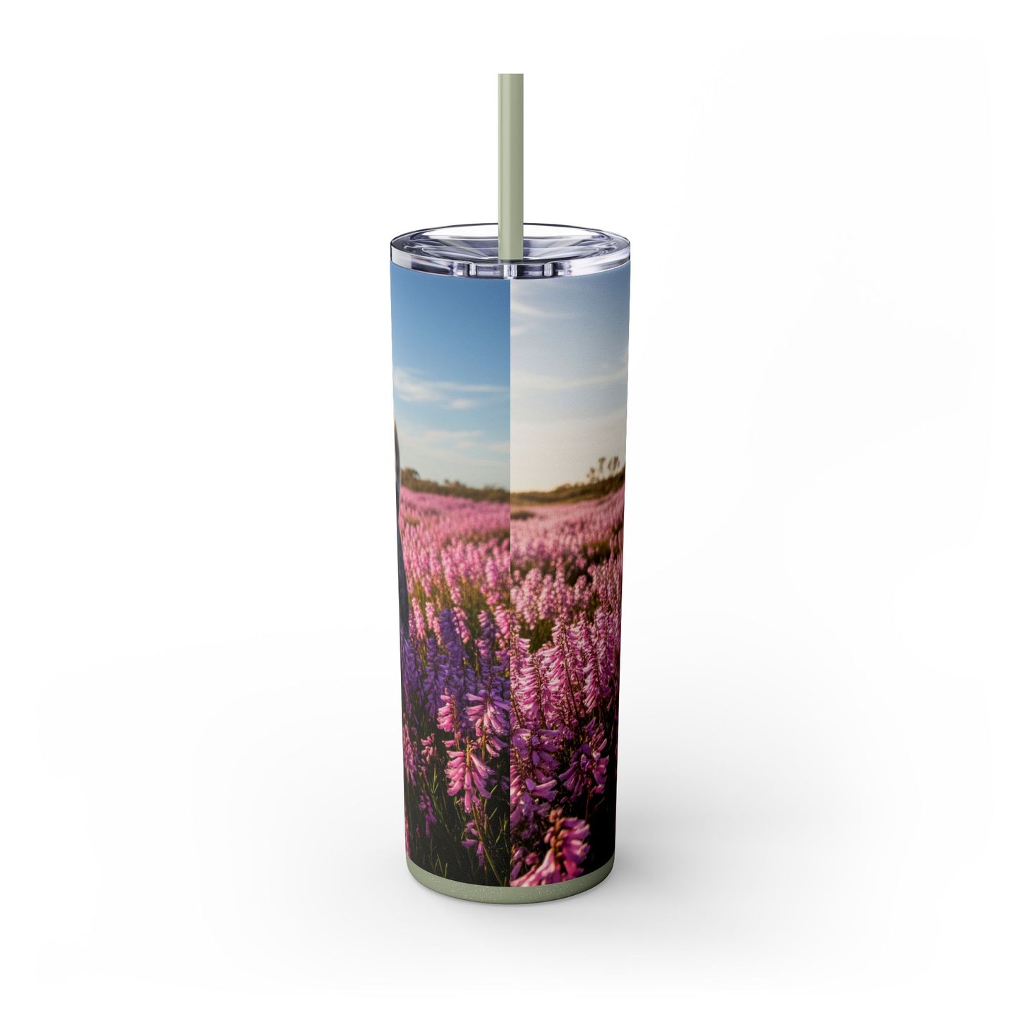 Australian Stumpy Tail Cattle Dog Tumbler with Straw, 20oz