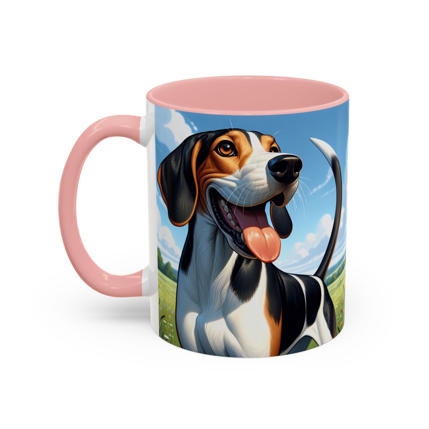 Treeing Walker Coonhound Accent Coffee Mug - Perfect Gift for Dog Lovers