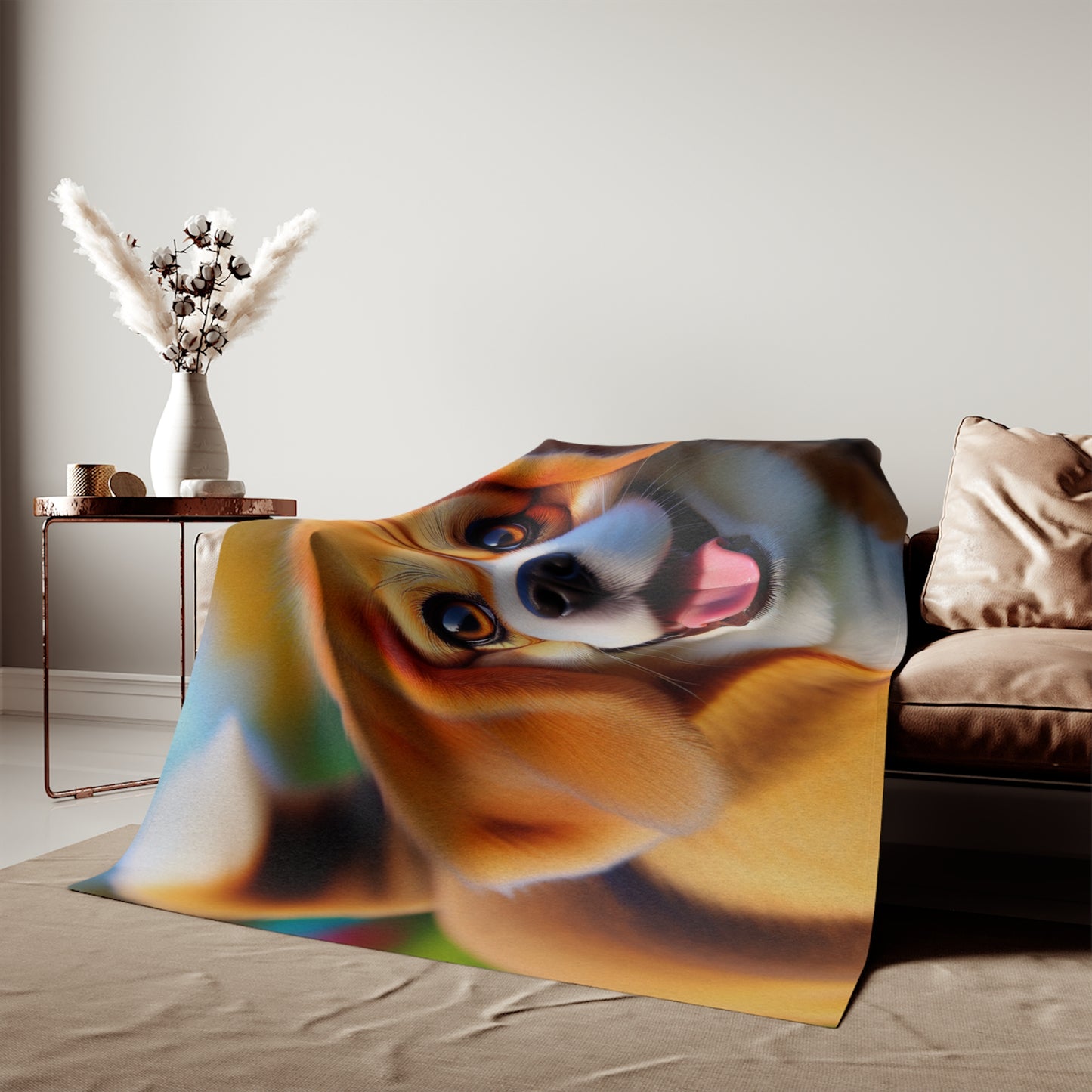 Peagle Sweatshirt Blanket