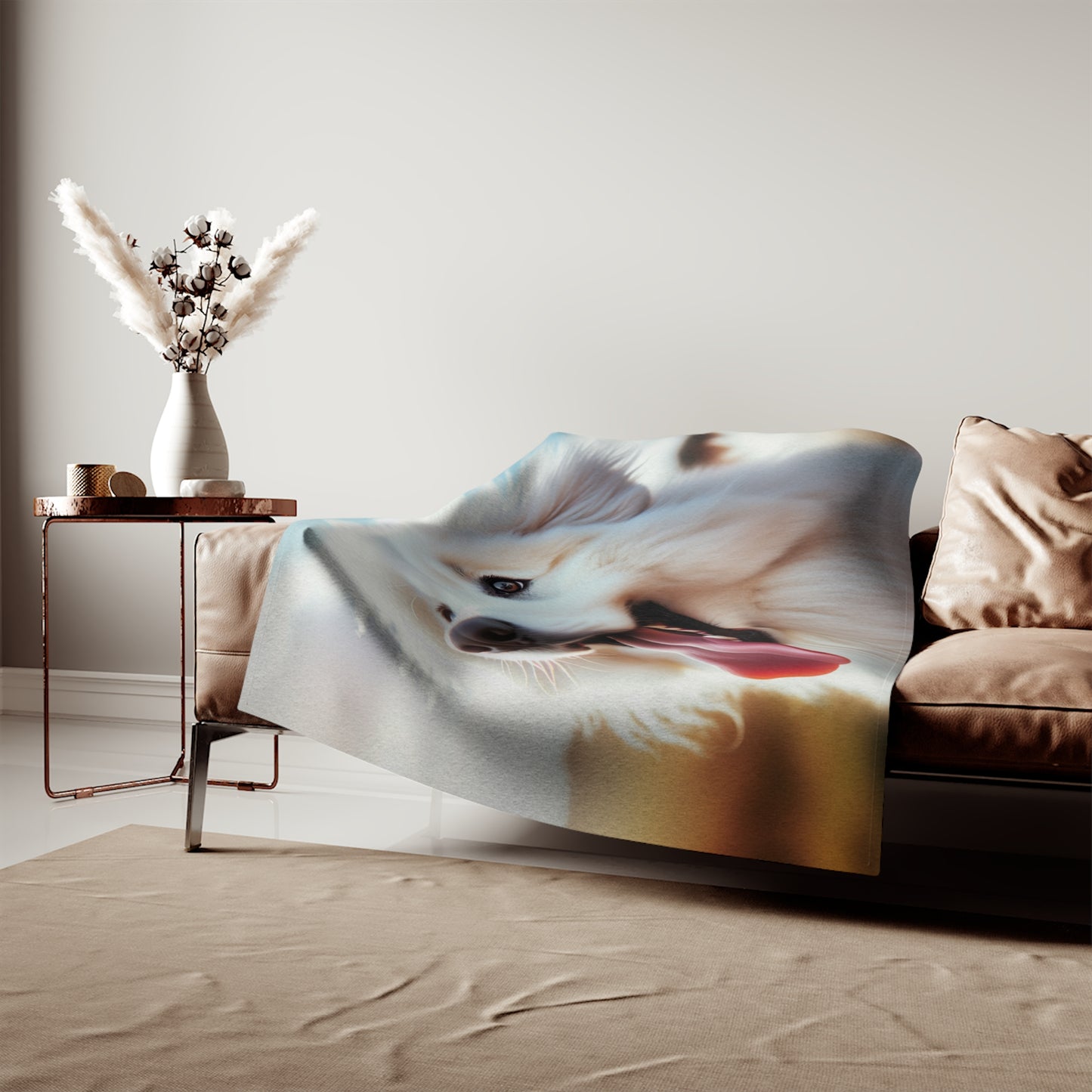 Pyrenean Mountain Dog Sweatshirt Blanket