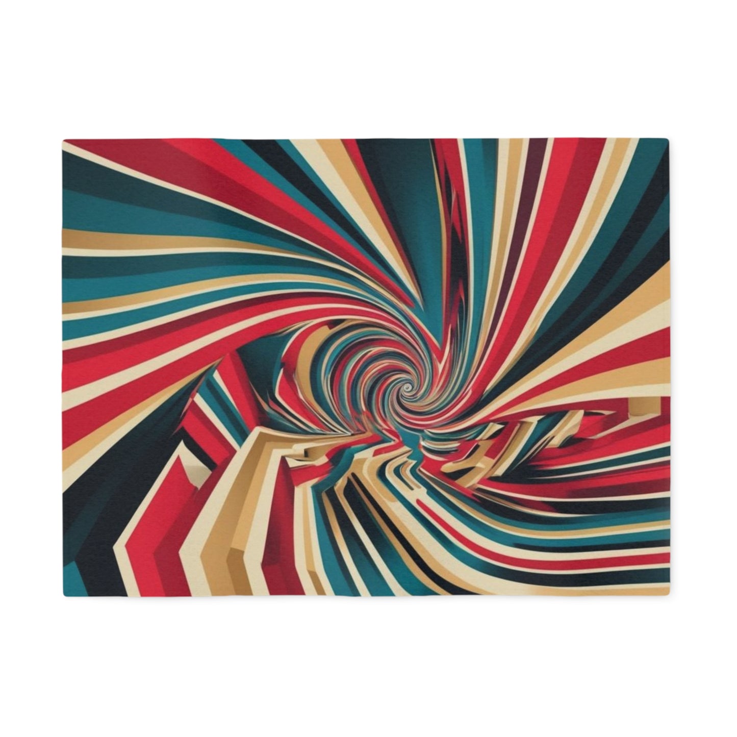 Optical Illusion Sweatshirt Blanket