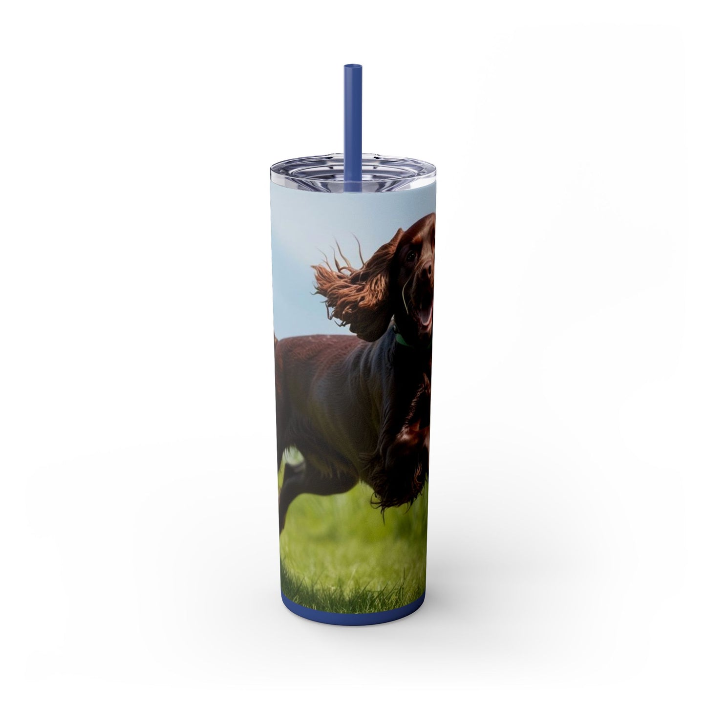 Irish Water Spaniel Tumbler with Straw, 20oz