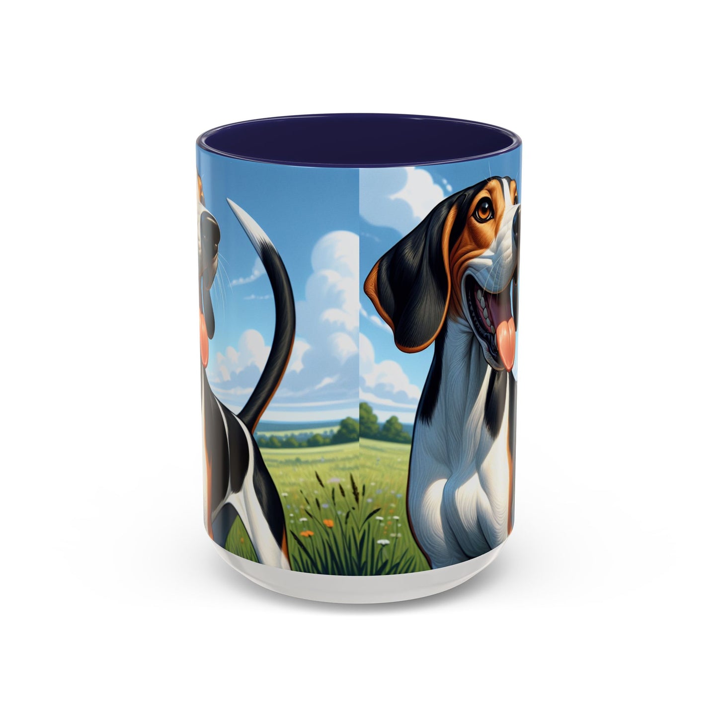 Treeing Walker Coonhound Accent Coffee Mug - Perfect Gift for Dog Lovers