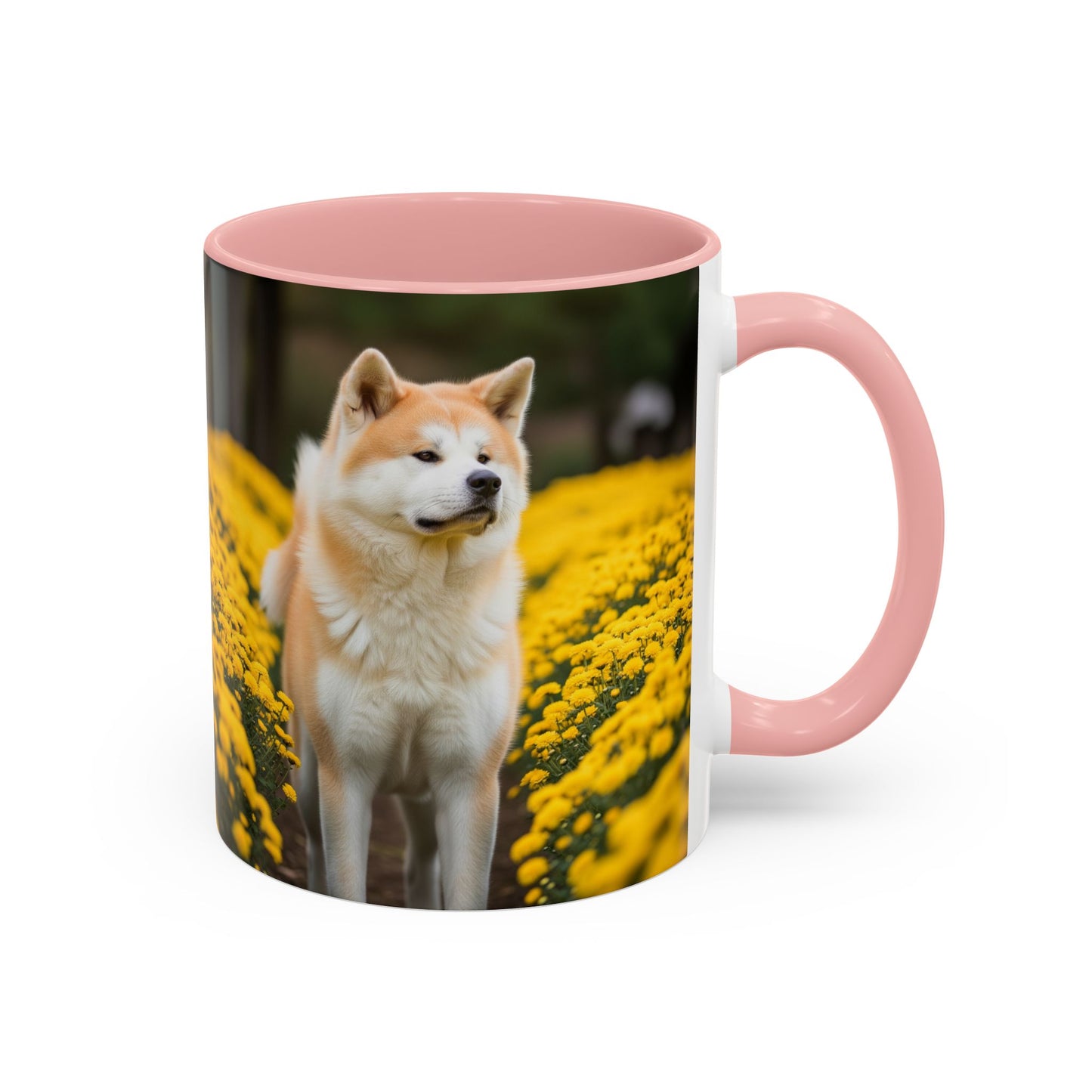 Japanese Akitainu Accent Coffee Mug - Perfect Gift for Dog Lovers