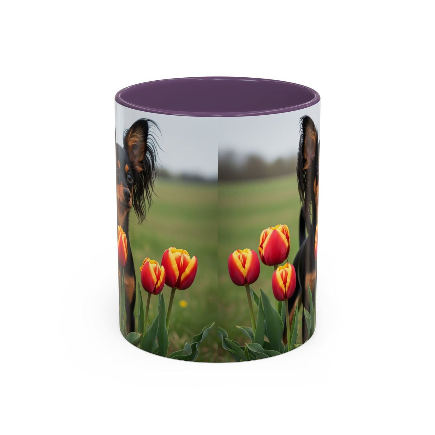 Russian Toy Dog Accent Coffee Mug - Perfect Gift for Dog Lovers