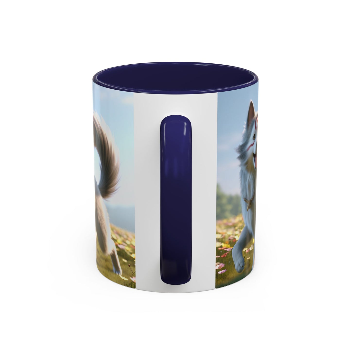 Cadabomb Okami Accent Coffee Mug - Perfect Gift for Dog Lovers