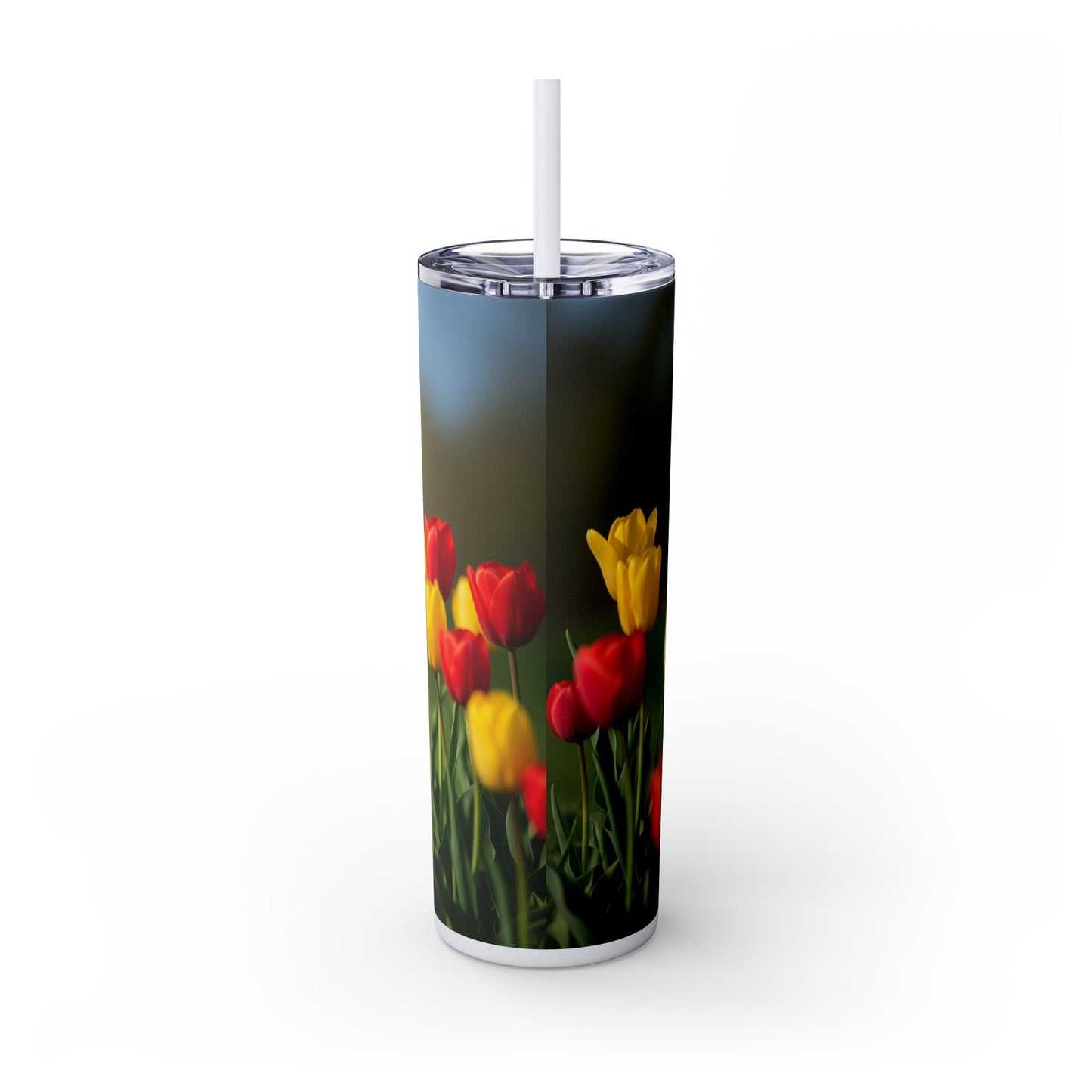 Pumi Skinny Tumbler with Straw, 20oz