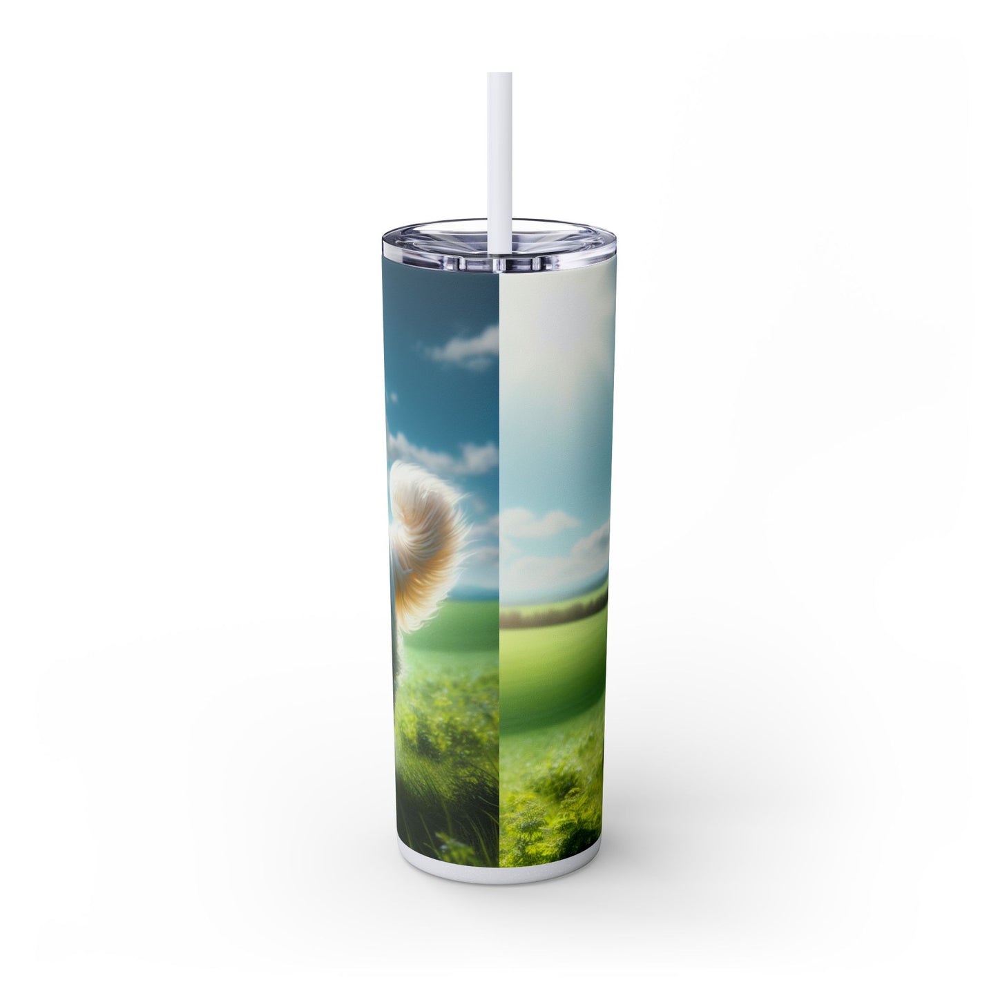 Kuvasz Tumbler with Straw, 20oz
