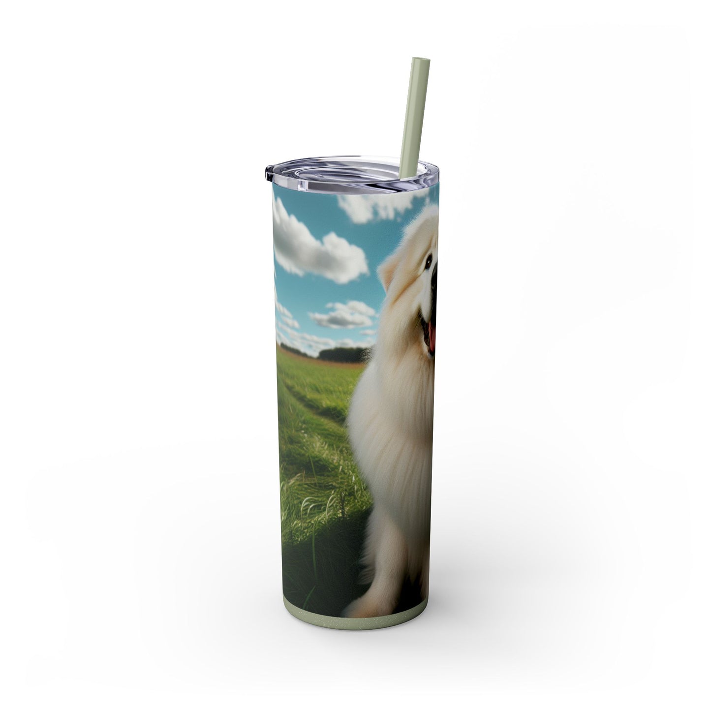 Maremma Sheepdog Tumbler with Straw, 20oz