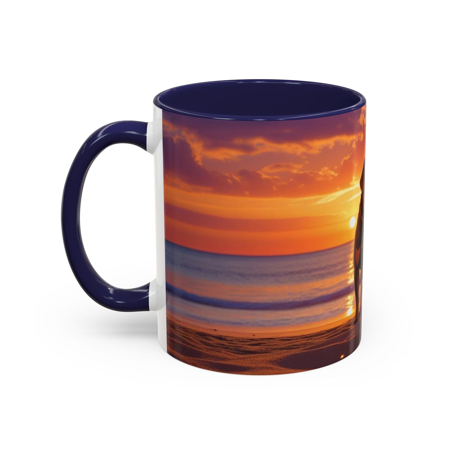 Rottweiler Love Accent Coffee Mug - Perfect Gift for Dog Lovers
