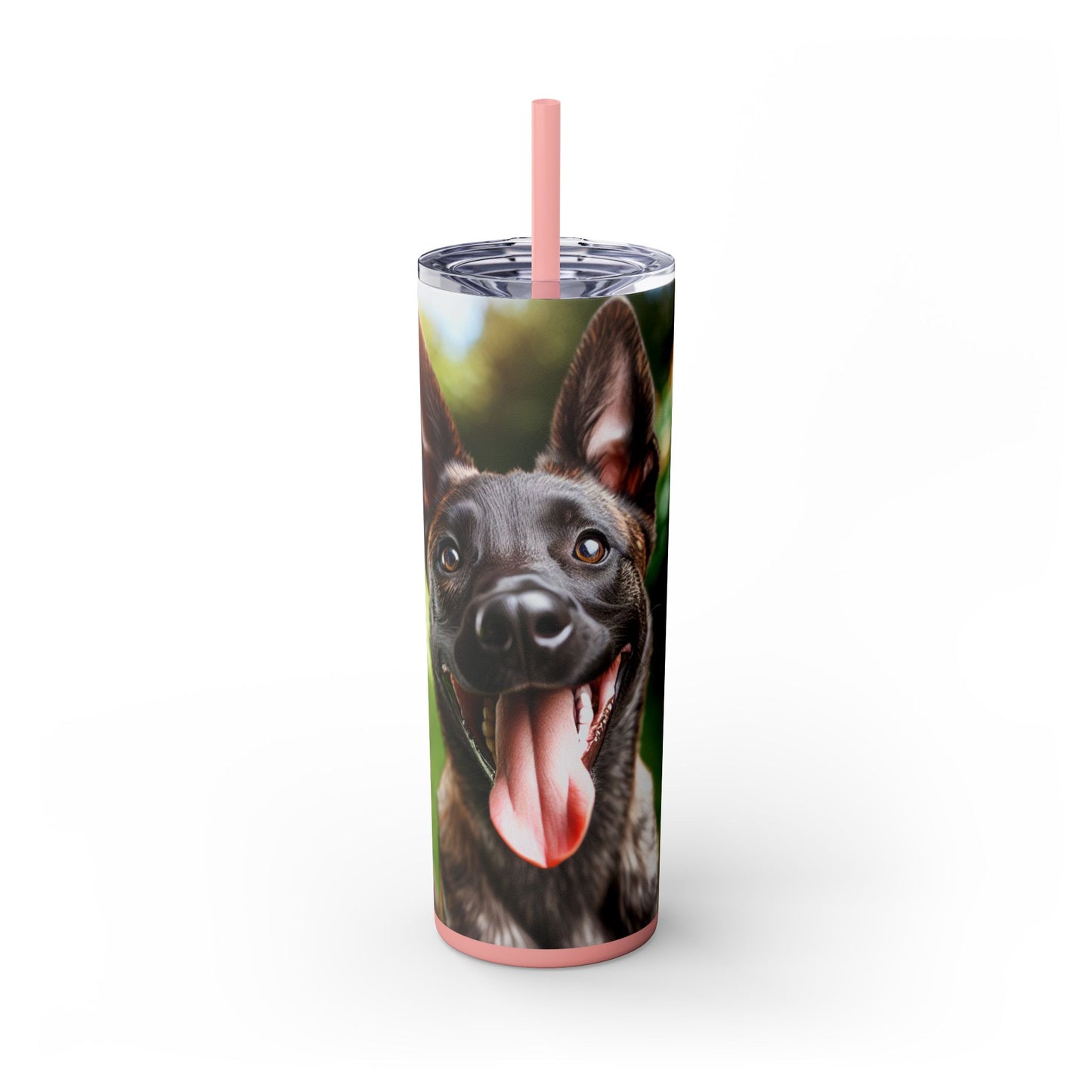 Dutch Shepherd Dog Tumbler with Straw, 20oz