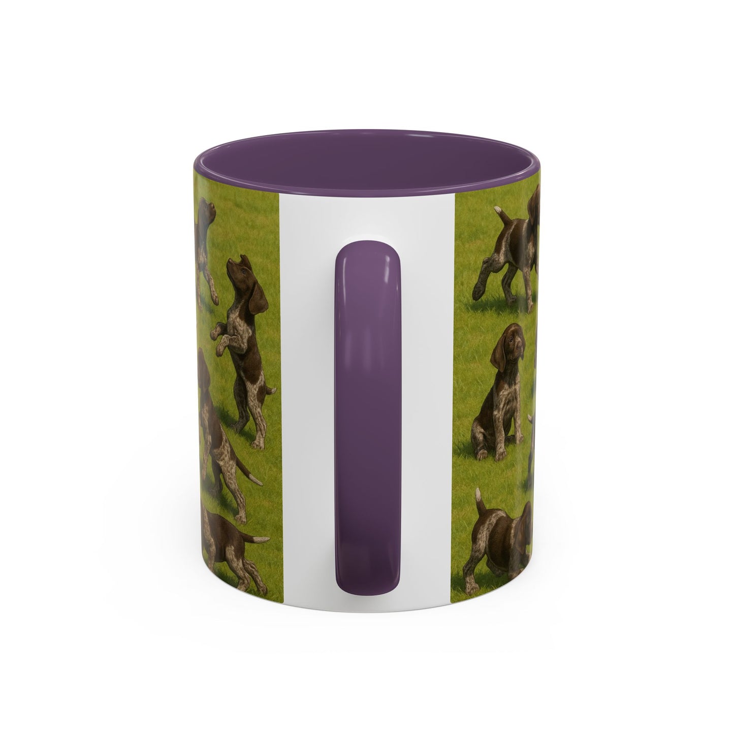 German Shorthaired Pointer puppies Accent Coffee Mug - Perfect Gift for Dog Lovers