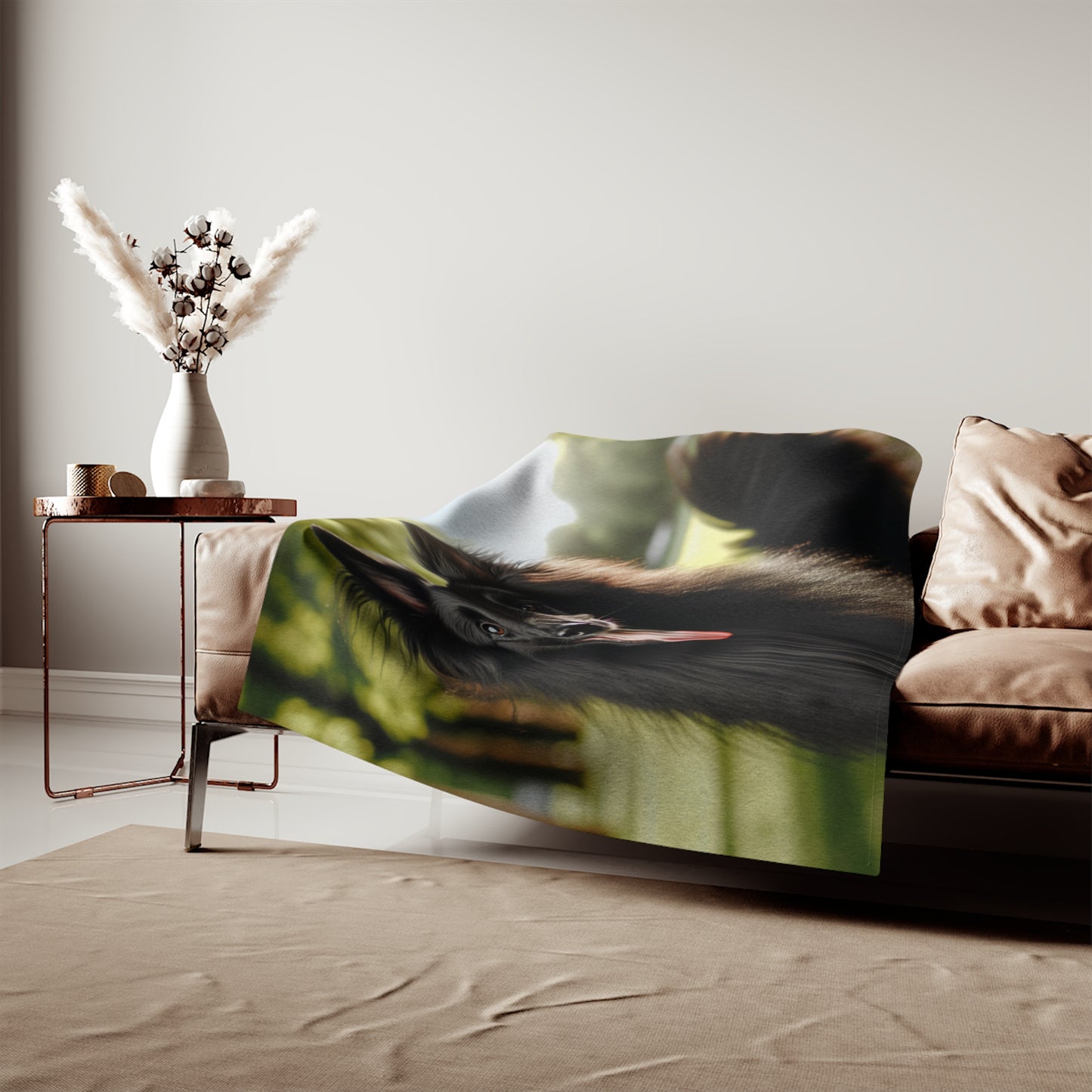 Belgian Shepherd Dog Groenendael Sweatshirt Blanket