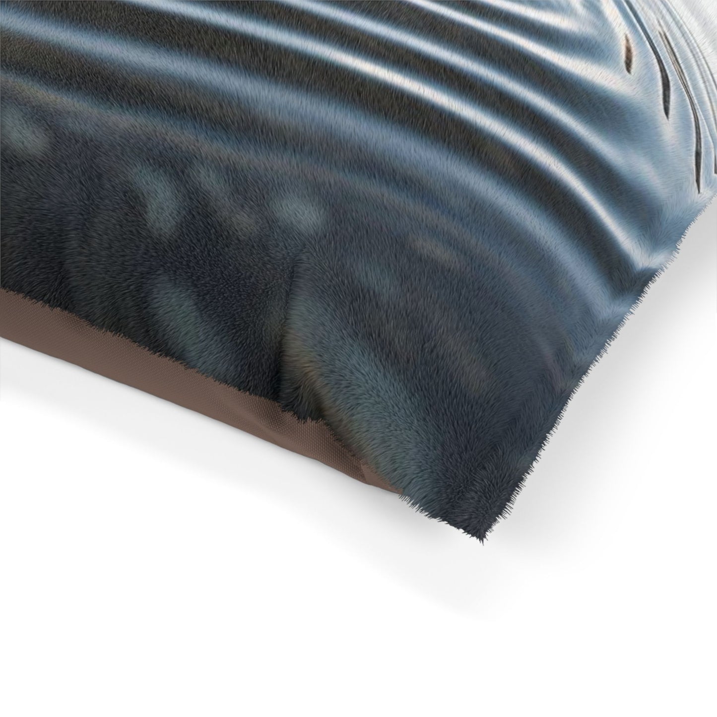 Ripple in a Snowy Mountain Lake Pet Bed