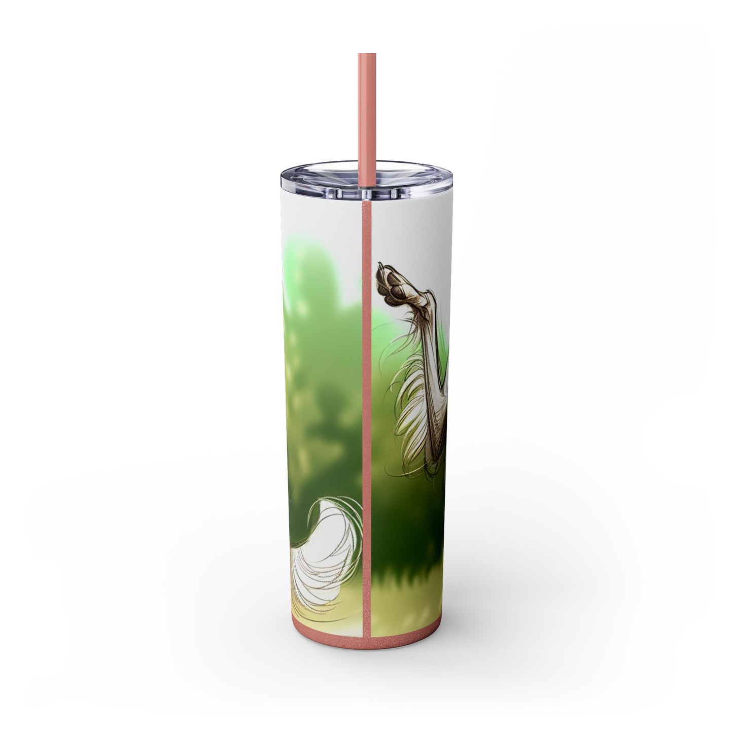 Borzoi Tumbler with Straw, 20oz