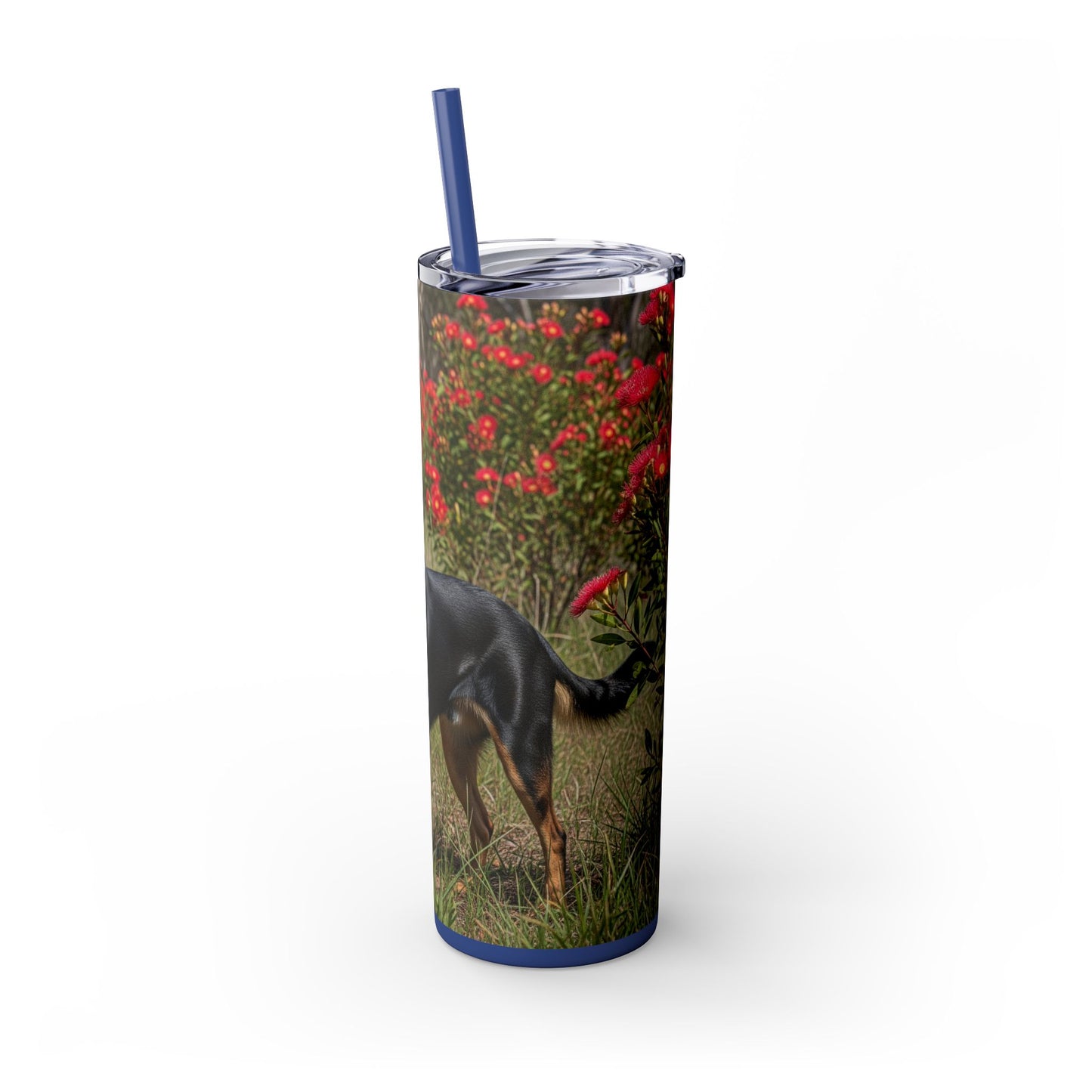 Australian Kelpie Tumbler with Straw, 20oz