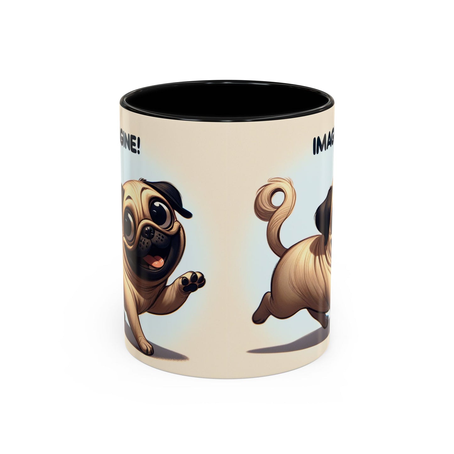 Pug Accent Coffee Mug - Perfect Gift for Dog Lovers