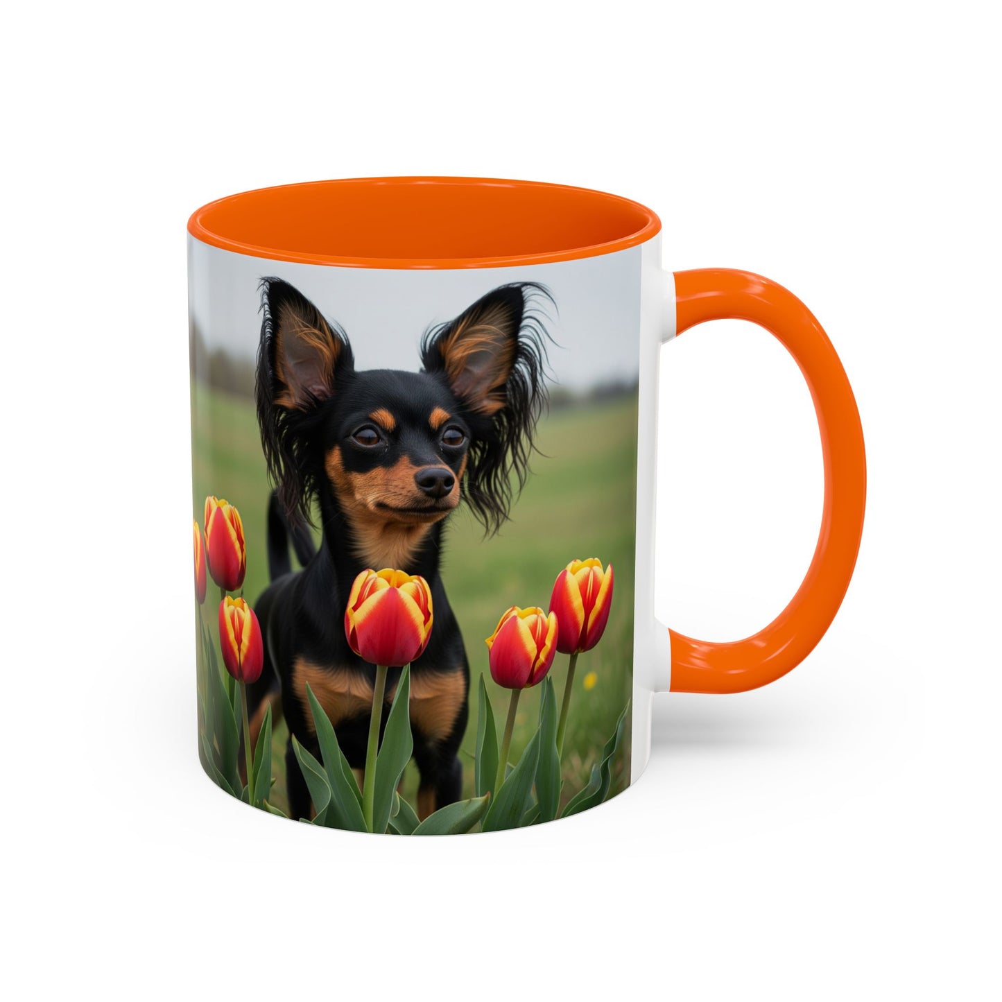 Russian Toy Dog Accent Coffee Mug - Perfect Gift for Dog Lovers
