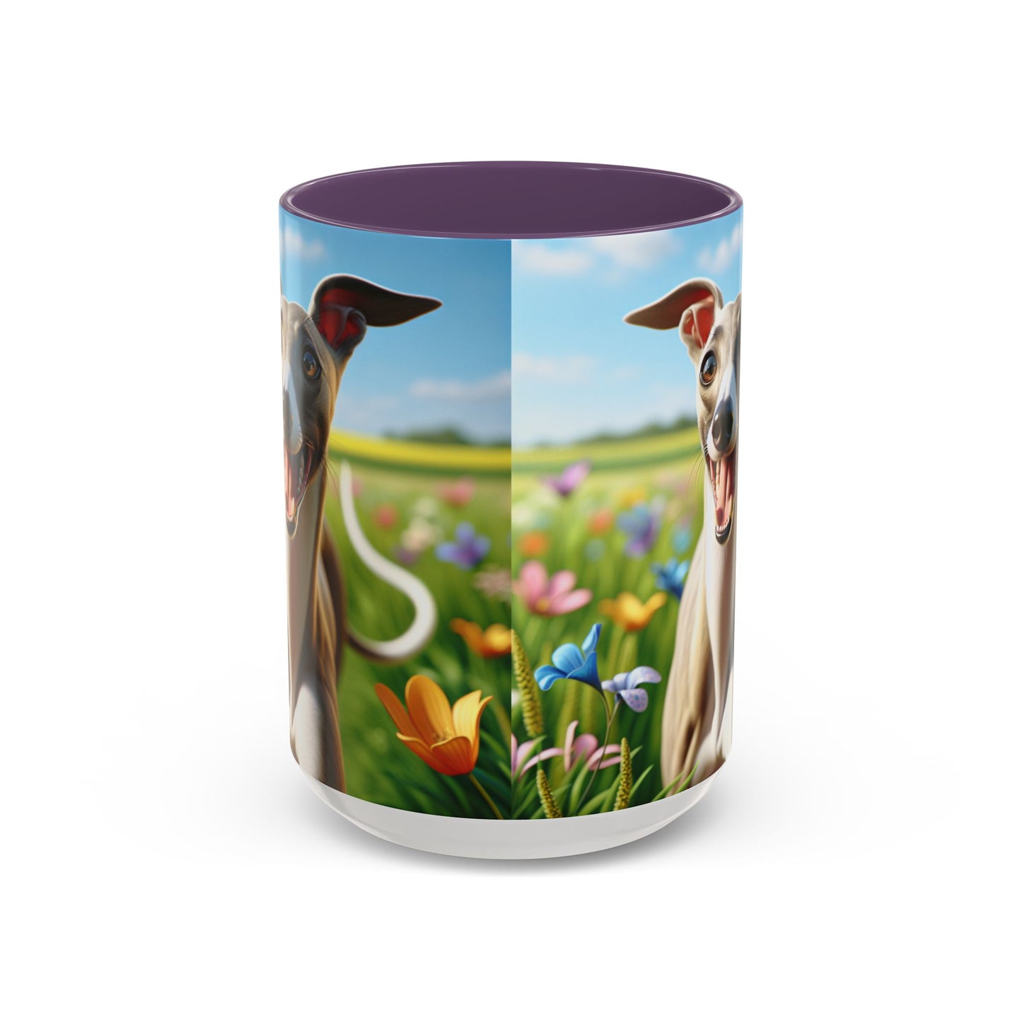 Whippet Accent Coffee Mug - Perfect Gift for Dog Lovers