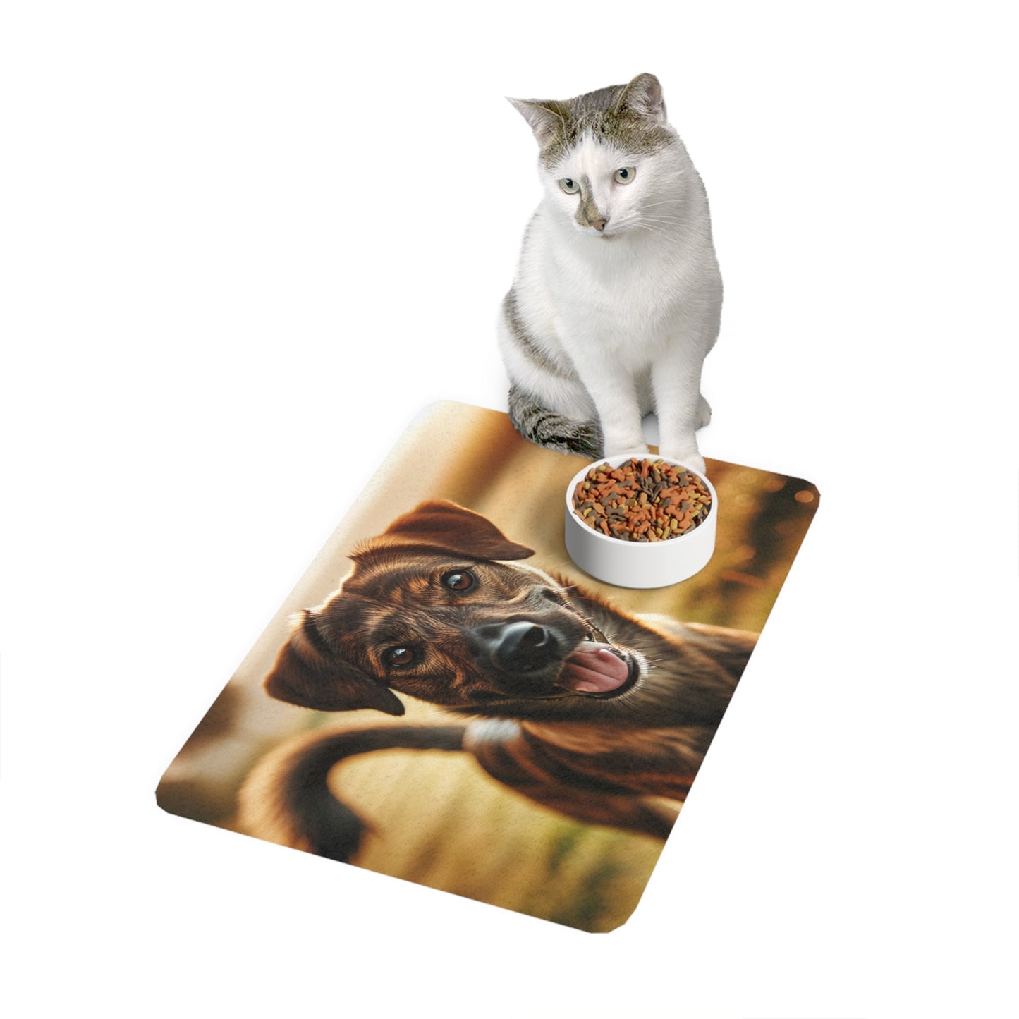 Pet Food Mat (12x18) - Mountain Cur