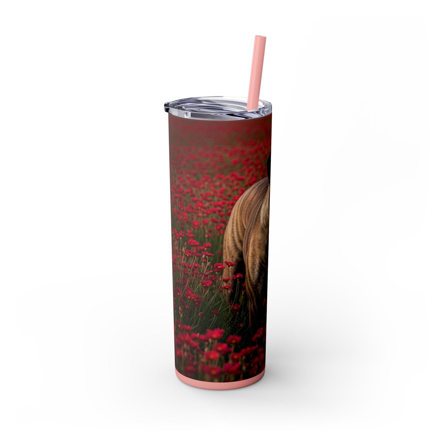 Bullmastiff Tumbler with Straw, 20oz