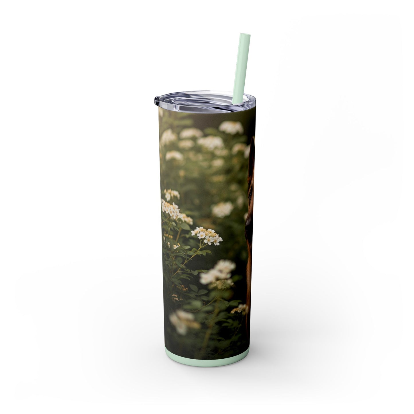 Belgian Shepherd Dog Laekenois Tumbler with Straw, 20oz