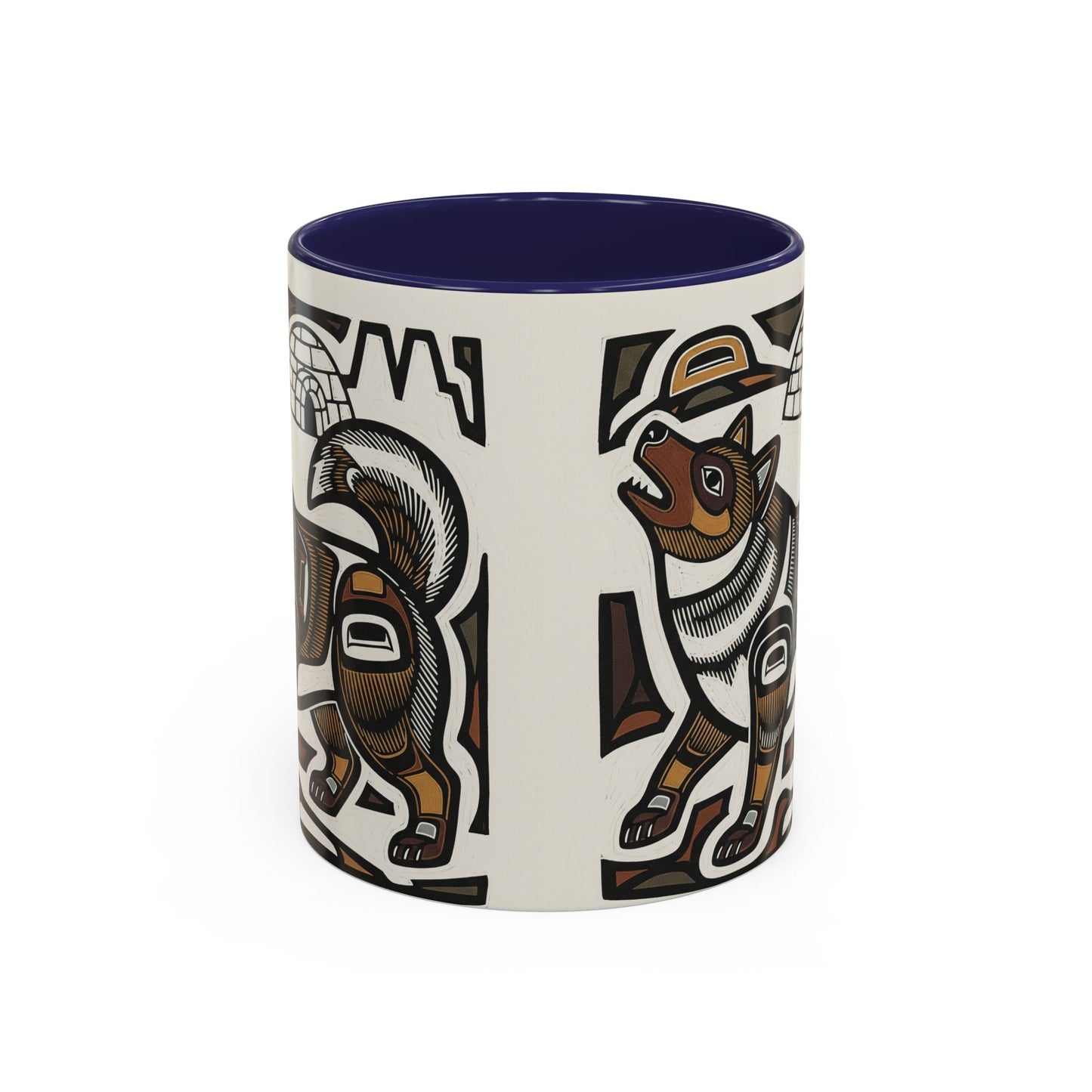 Canadian Eskimo Dog Accent Coffee Mug - Perfect Gift for Dog Lovers