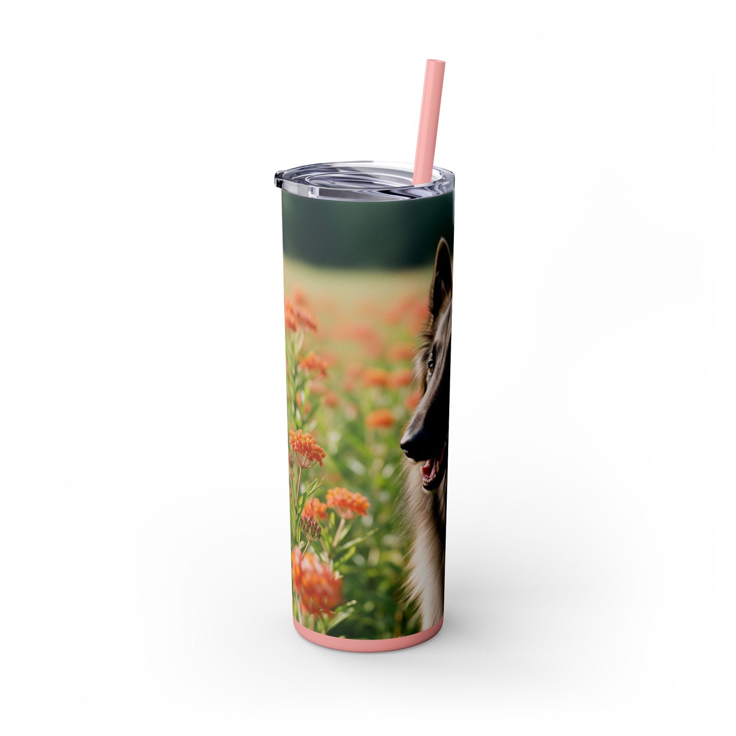 Belgian Tervuren Tumbler with Straw, 20oz