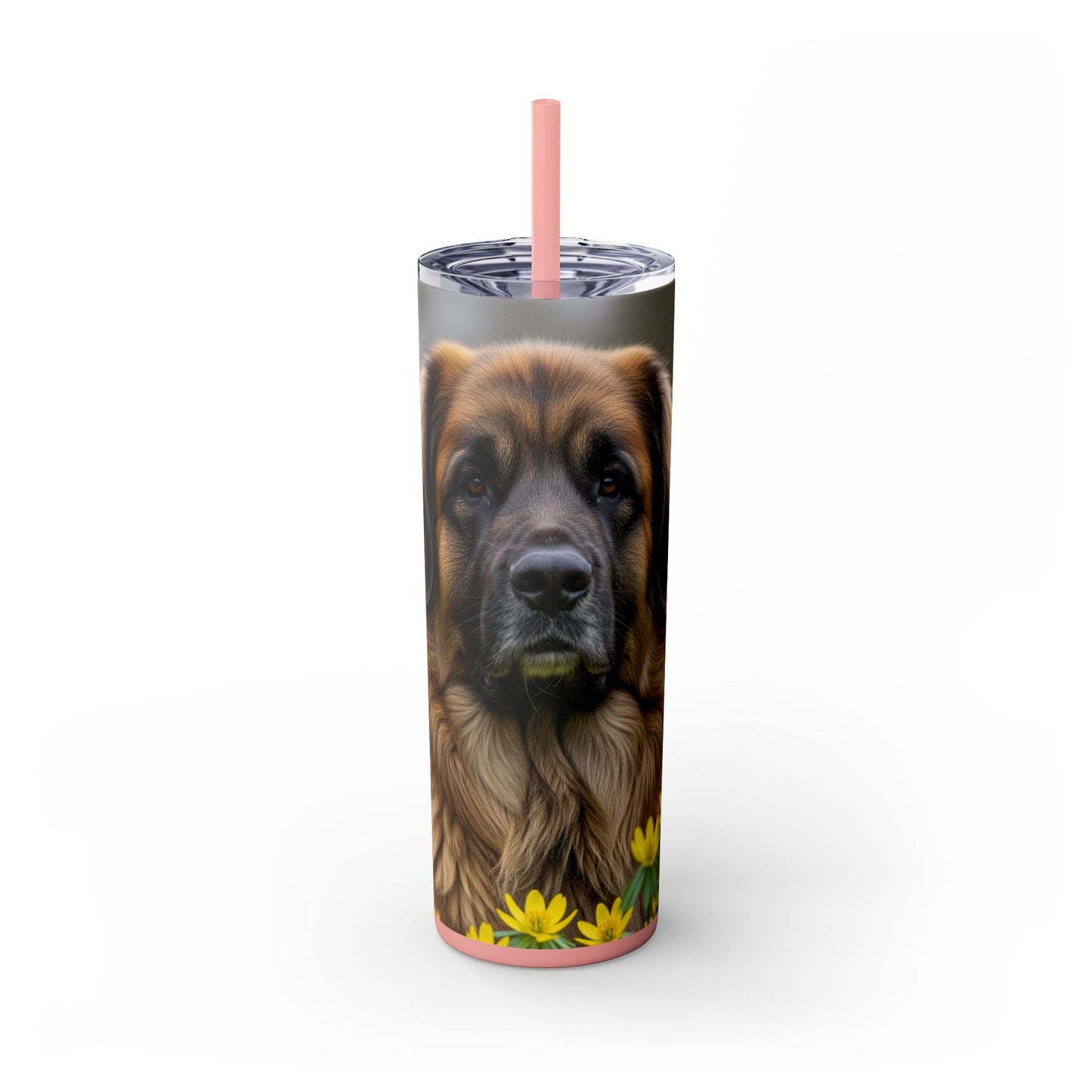 Leonberger Tumbler with Straw, 20oz