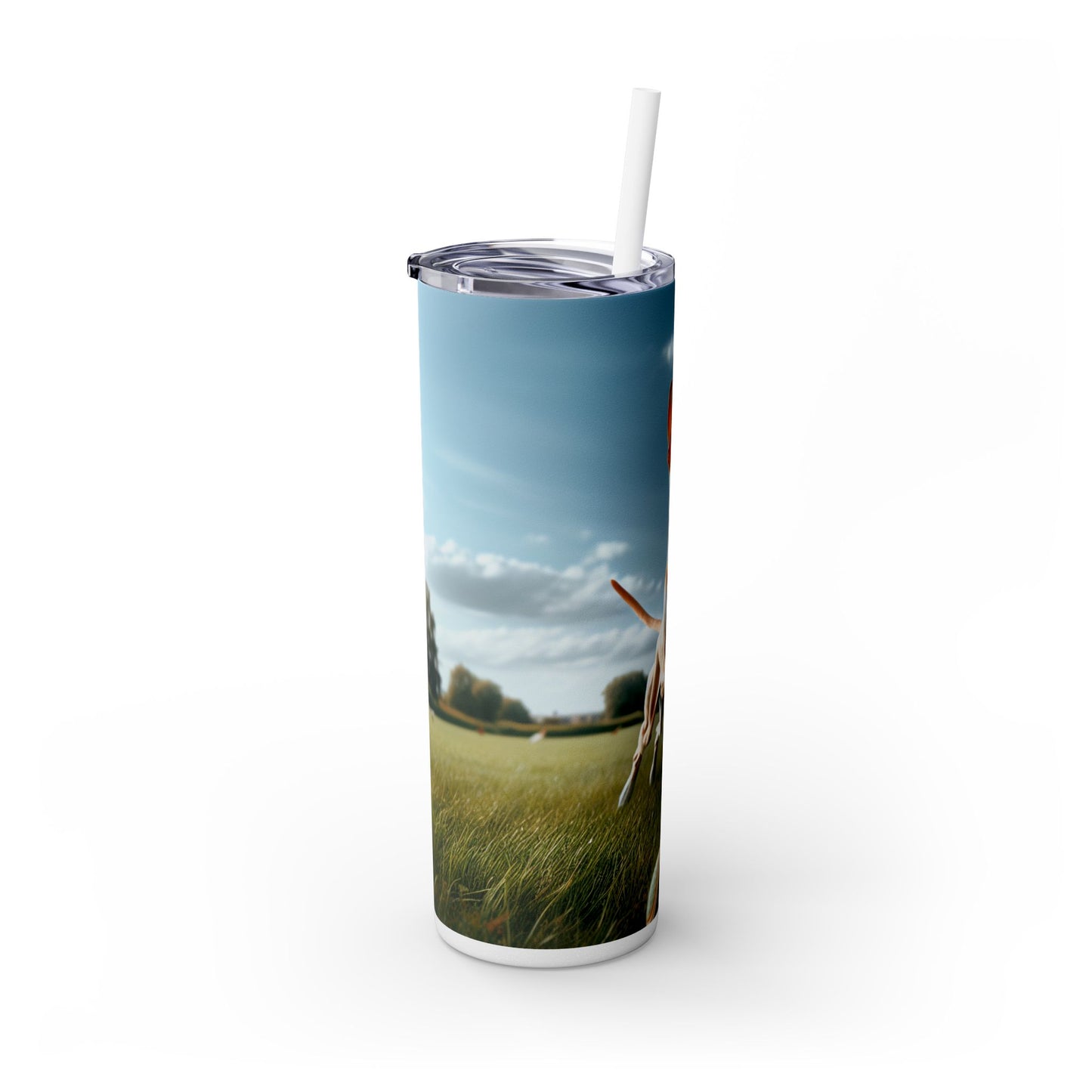 Ibizan Hound Tumbler with Straw, 20oz
